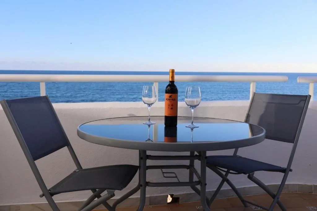 Patio in Sea Front Apartment in La Cala de Mijas