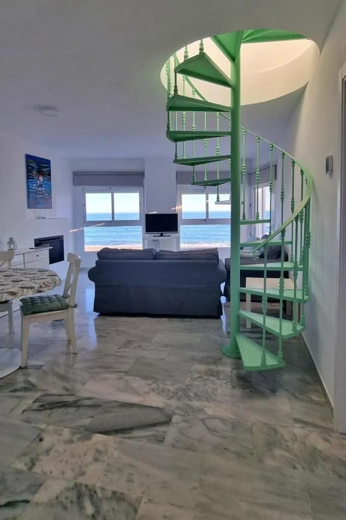 Living room in Sea Front Apartment in La Cala de Mijas