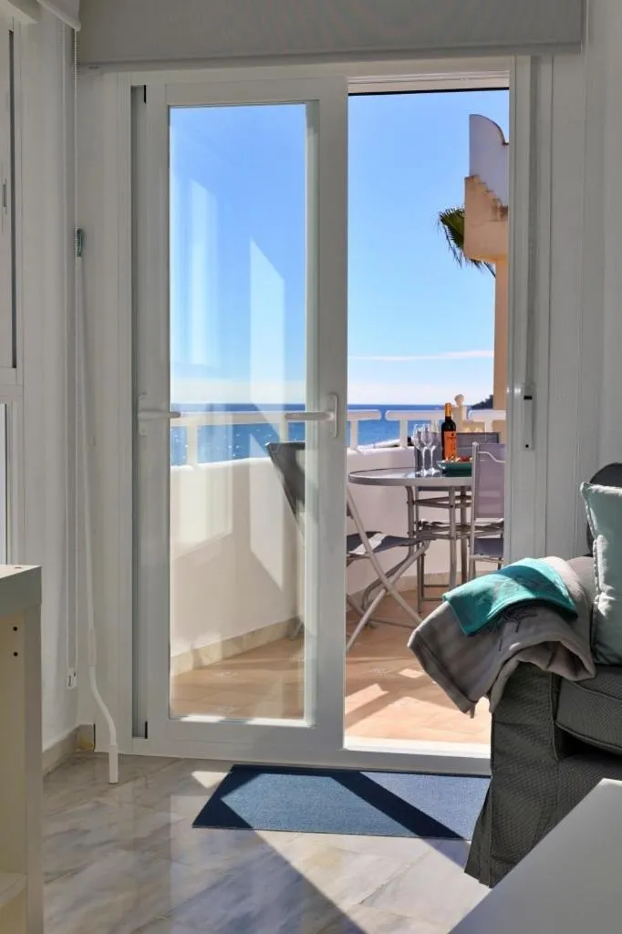 Patio in Sea Front Apartment in La Cala de Mijas