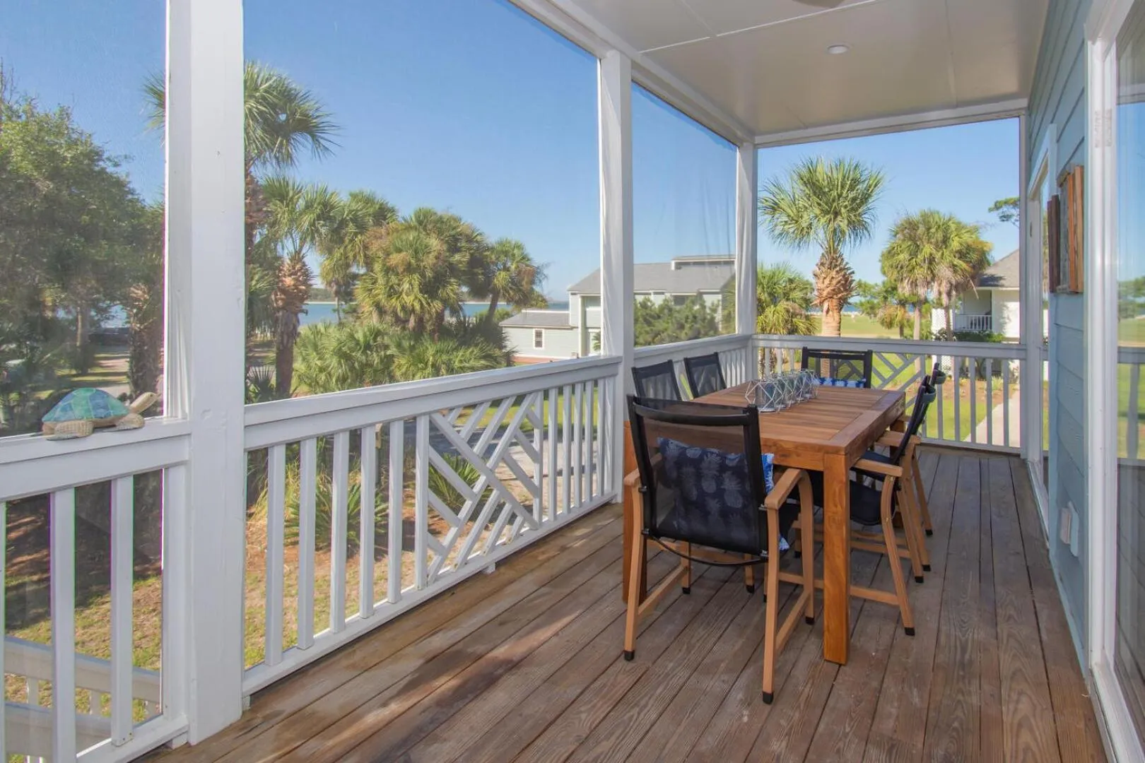 Balcony/Terrace in Magnificent ocean views from upper floor of this 3BR home