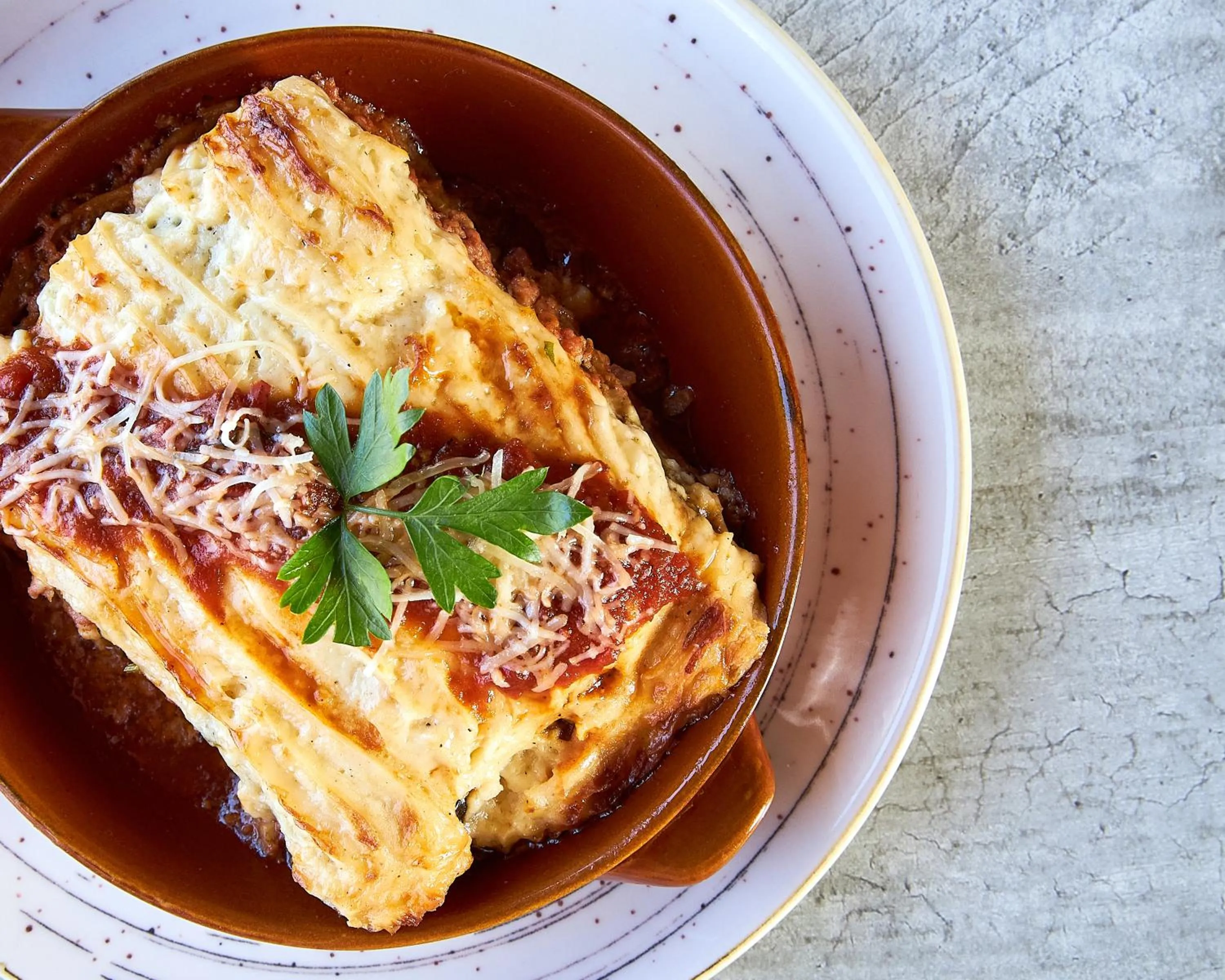 Food in Elounda Ilion Hotel Bungalows