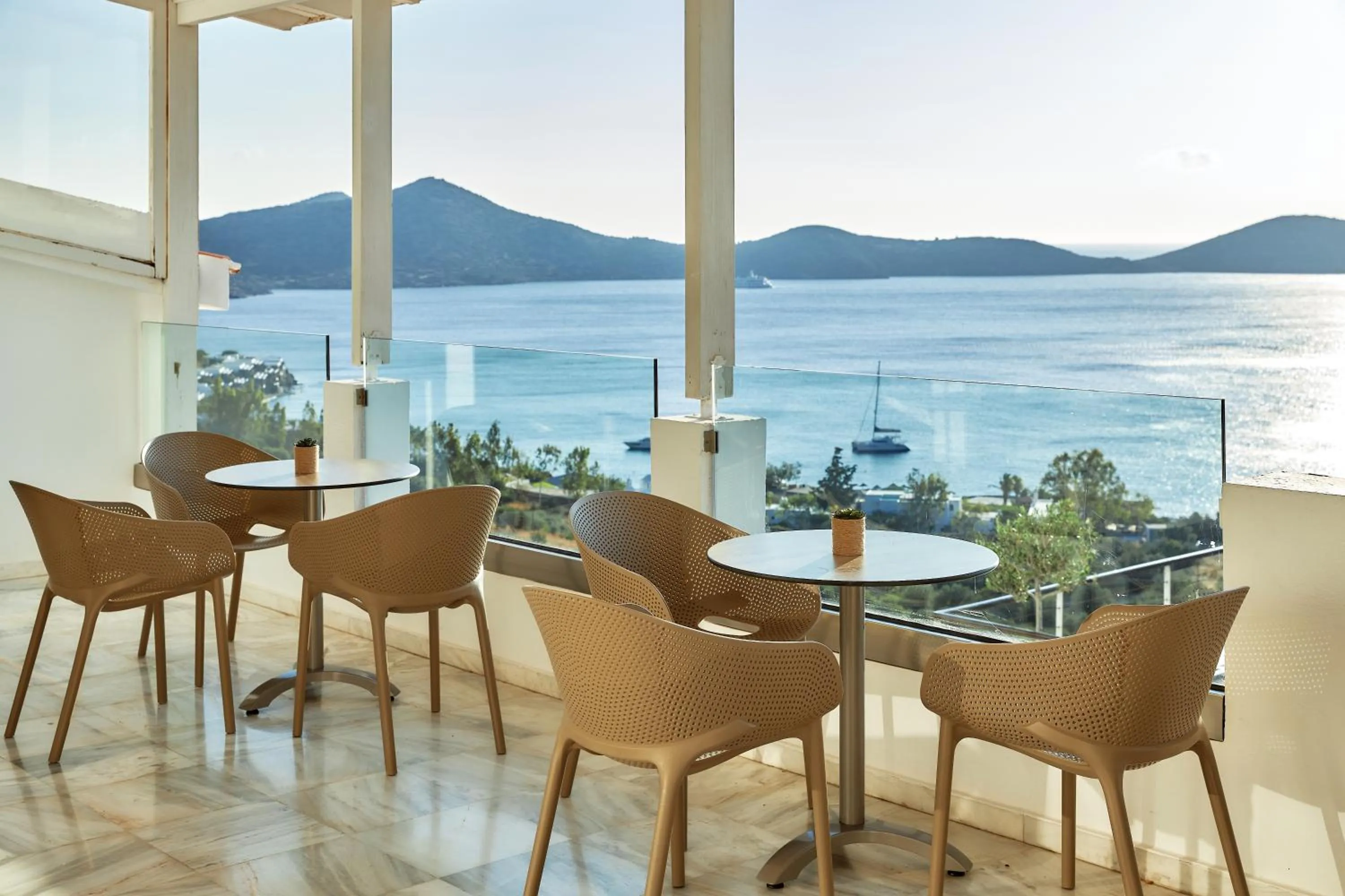 View (from property/room), Mountain View in Elounda Ilion Hotel Bungalows