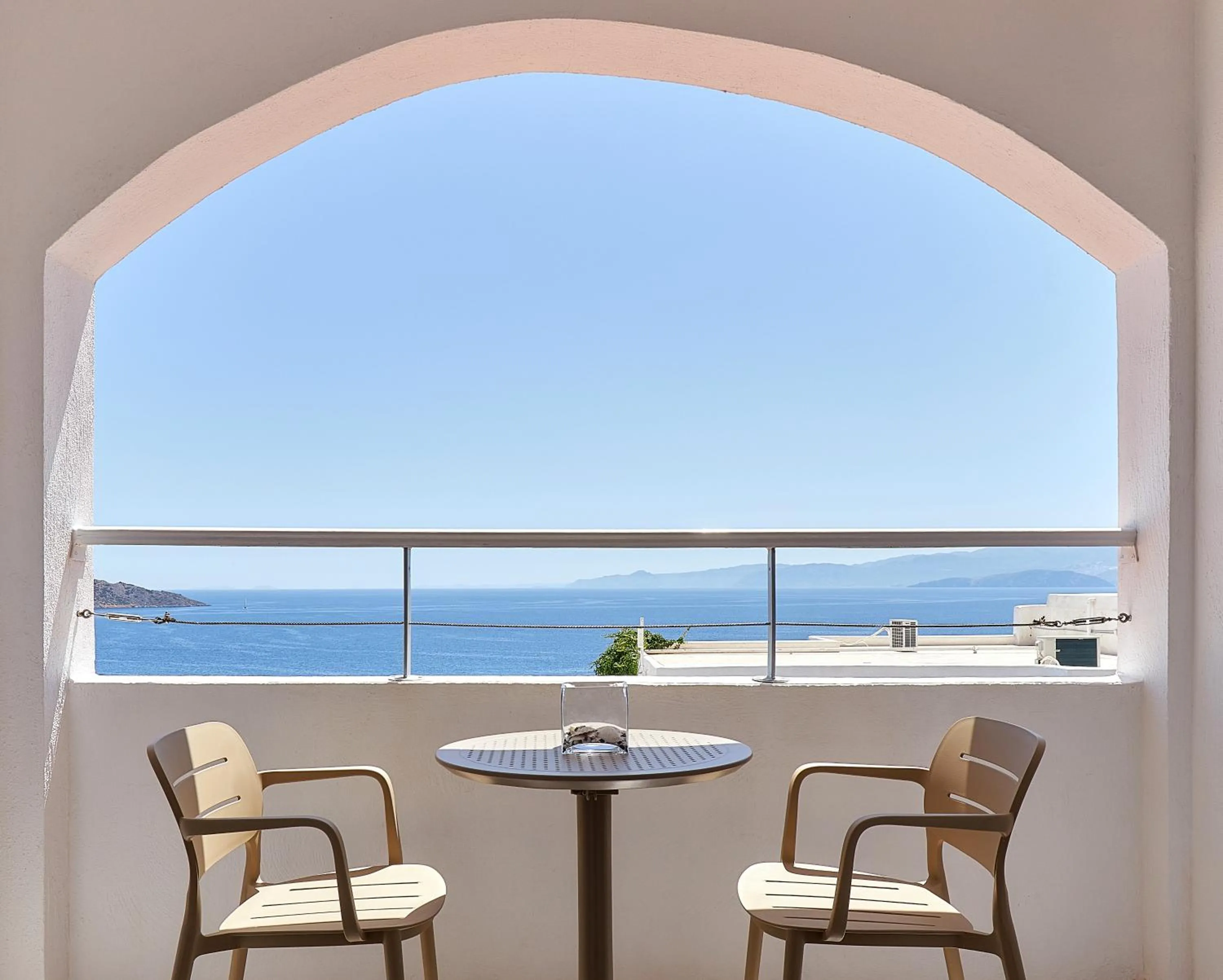 Balcony/Terrace in Elounda Ilion Hotel Bungalows