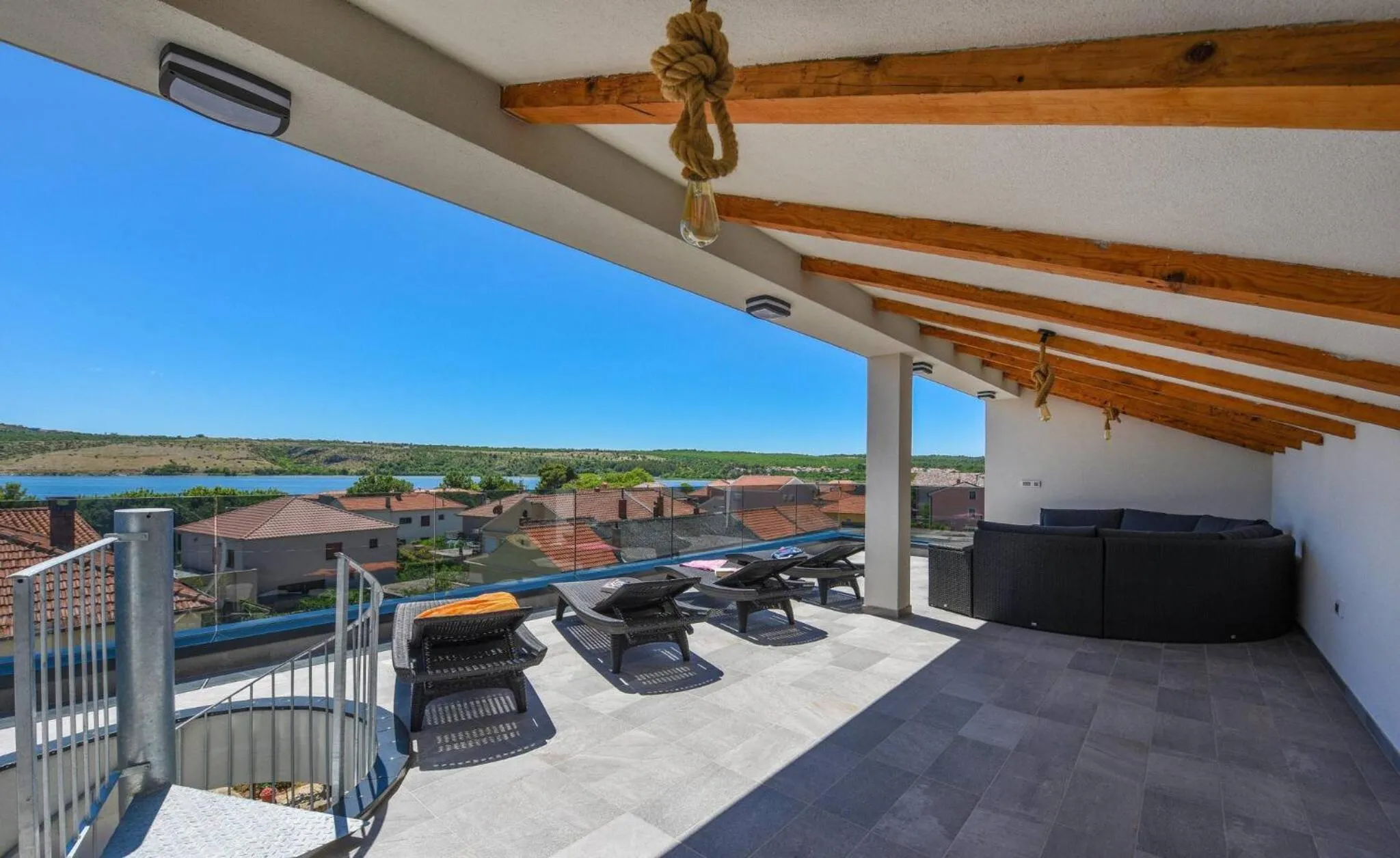 MY DALMATIA - Sea view villa Possedaria with amazing roof terrace