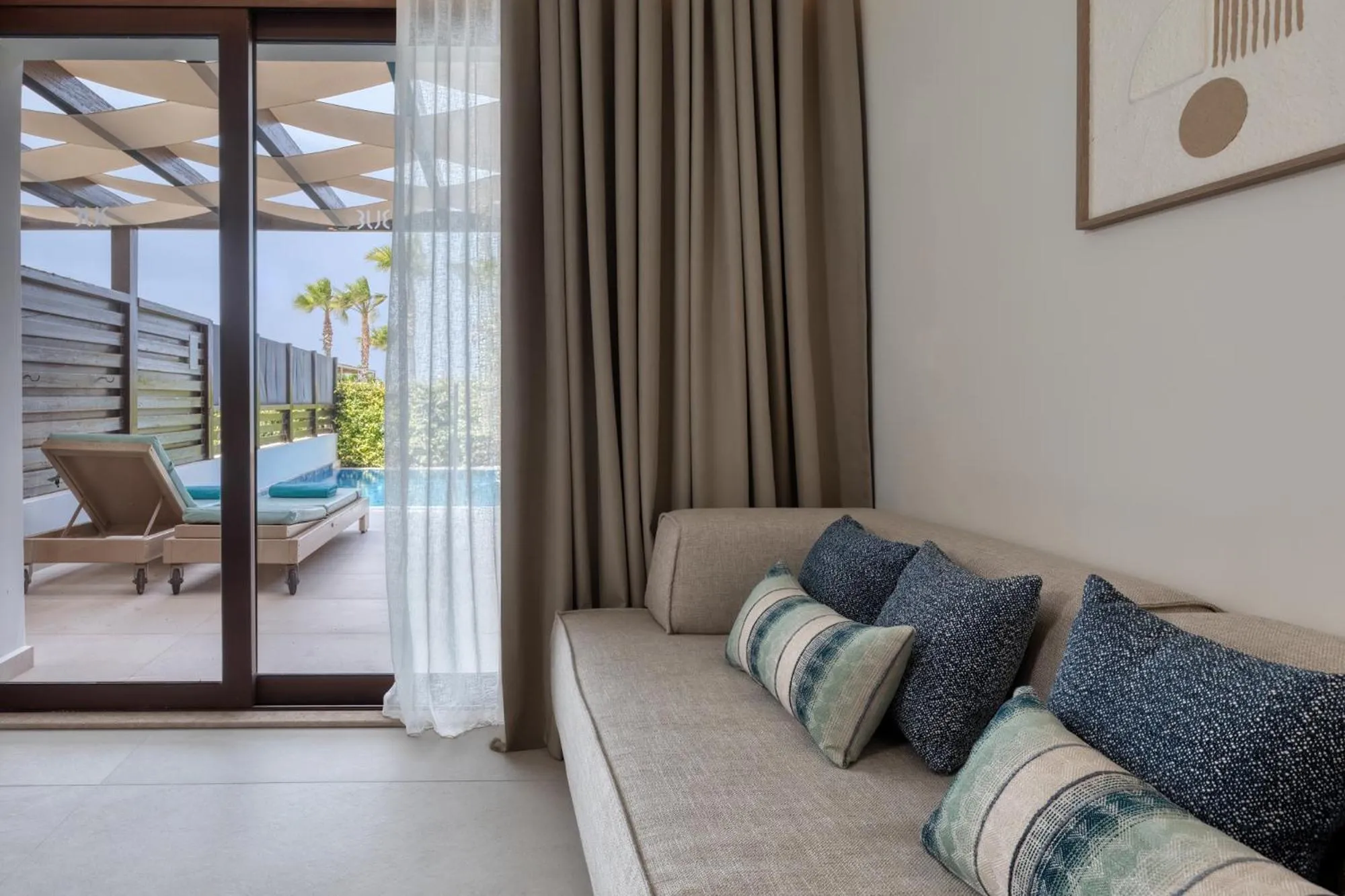 Seating area in Oceanis Beach & Spa Resort