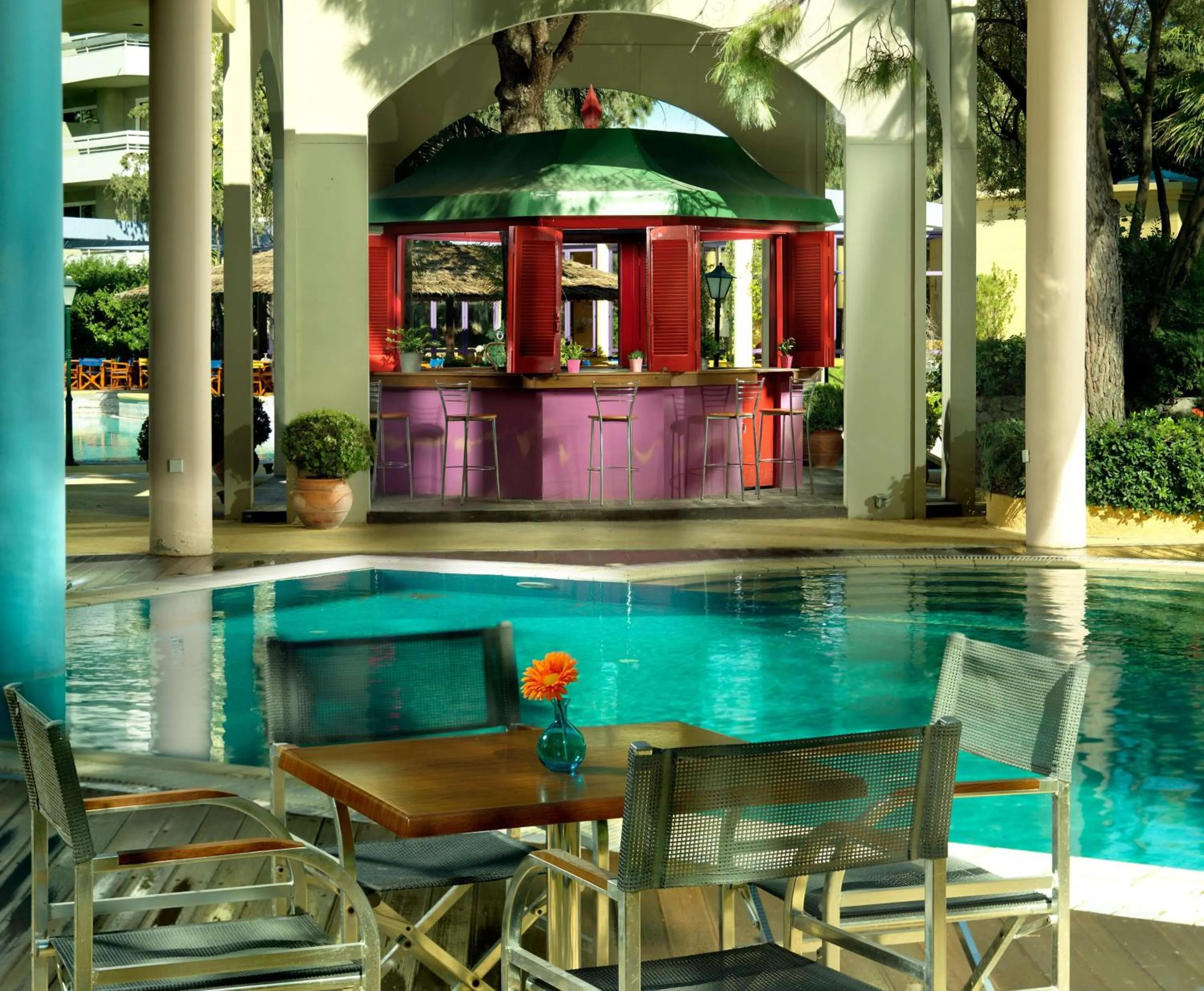 Restaurant/places to eat in Dionysos Hotel