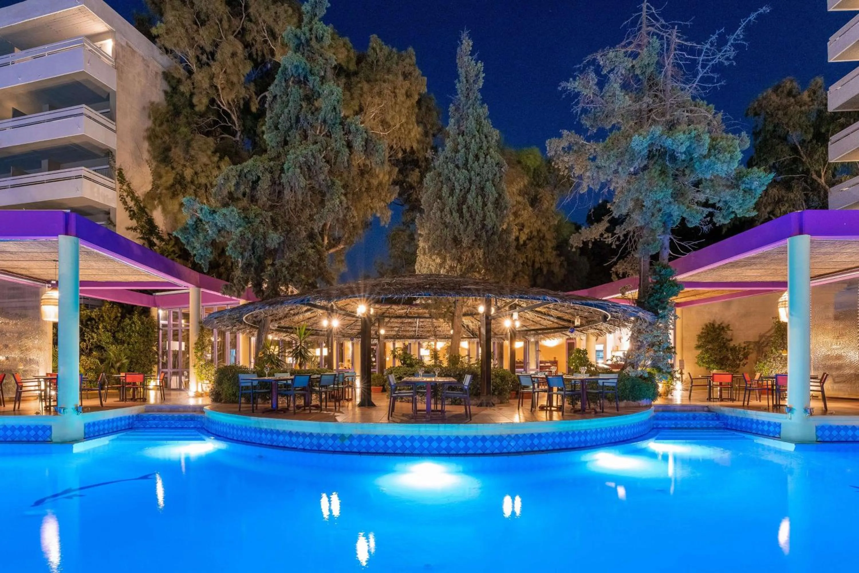 Restaurant/places to eat in Dionysos Hotel