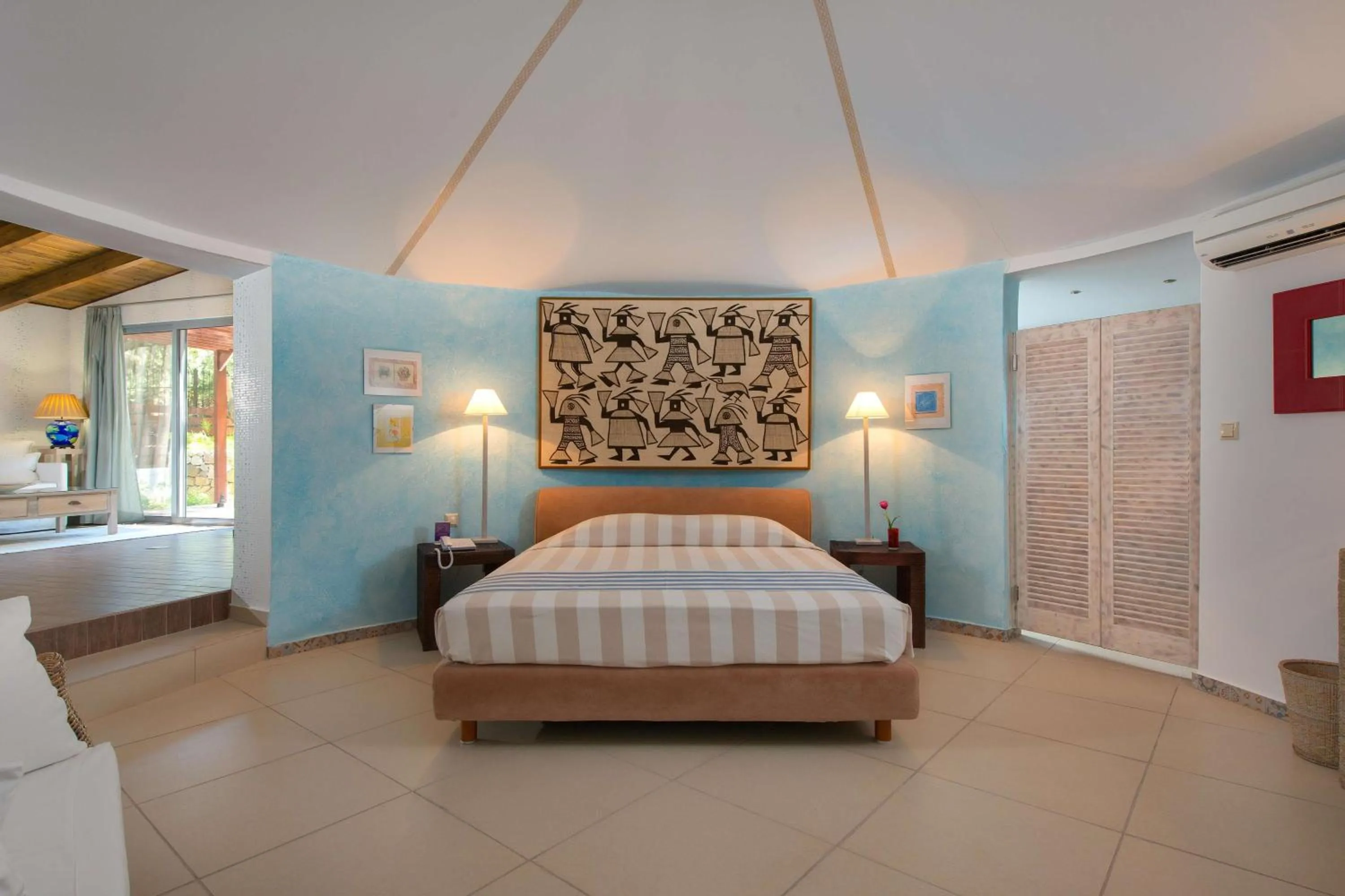 Bedroom, Bed in Dionysos Hotel