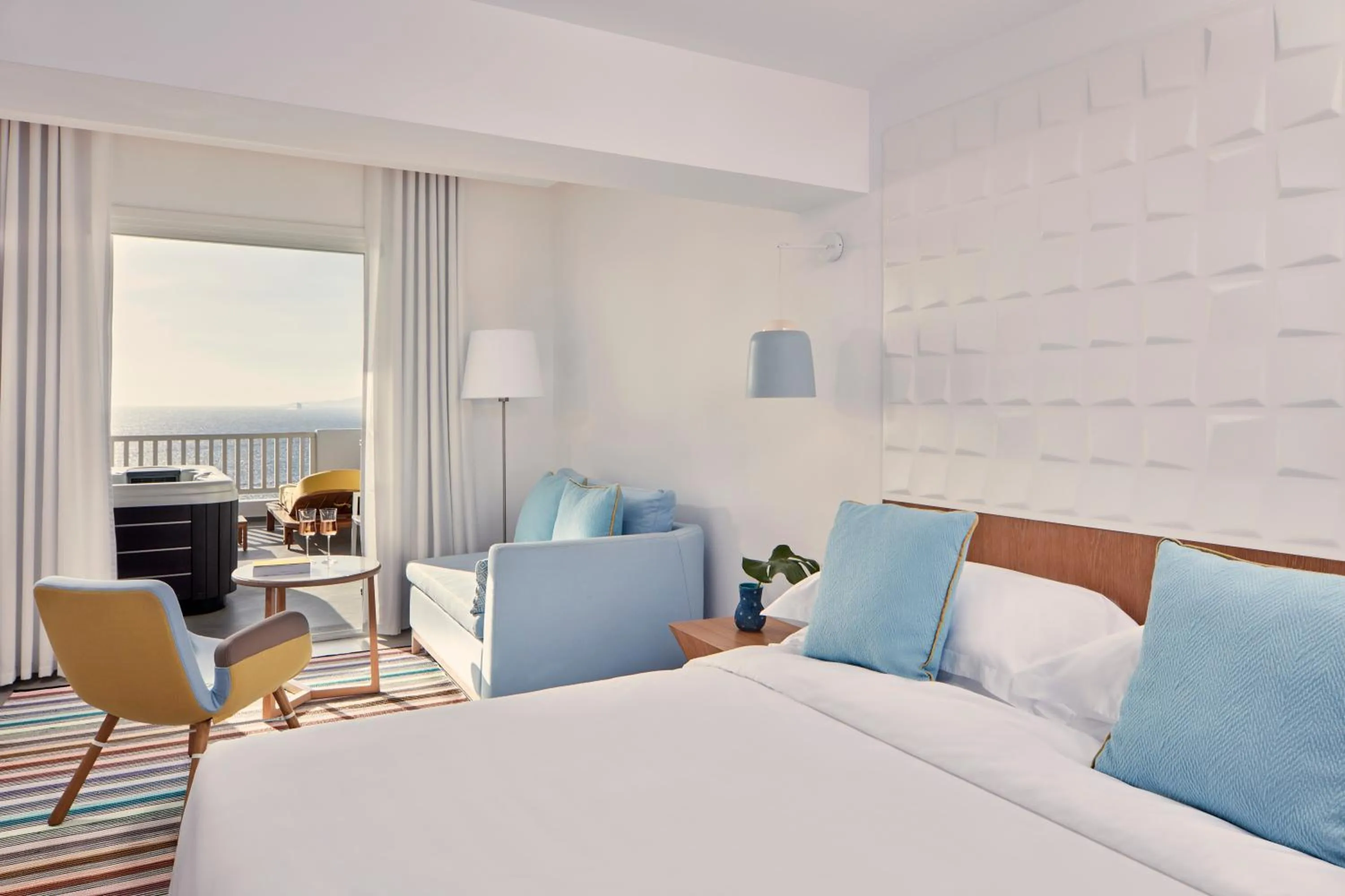 Hot Tub in Myconian Korali Relais & Chateaux