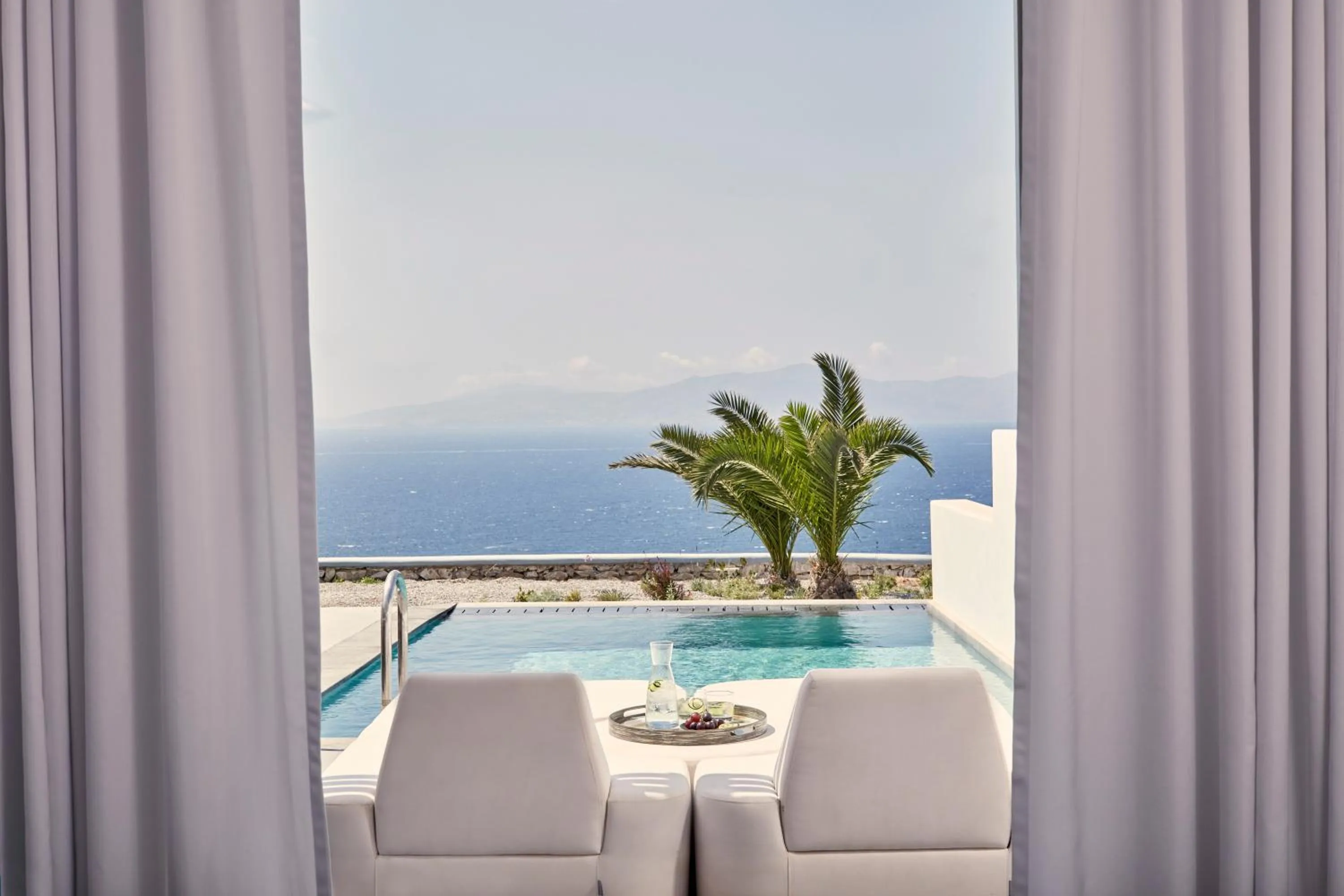 Sea view in Myconian Korali Relais & Chateaux