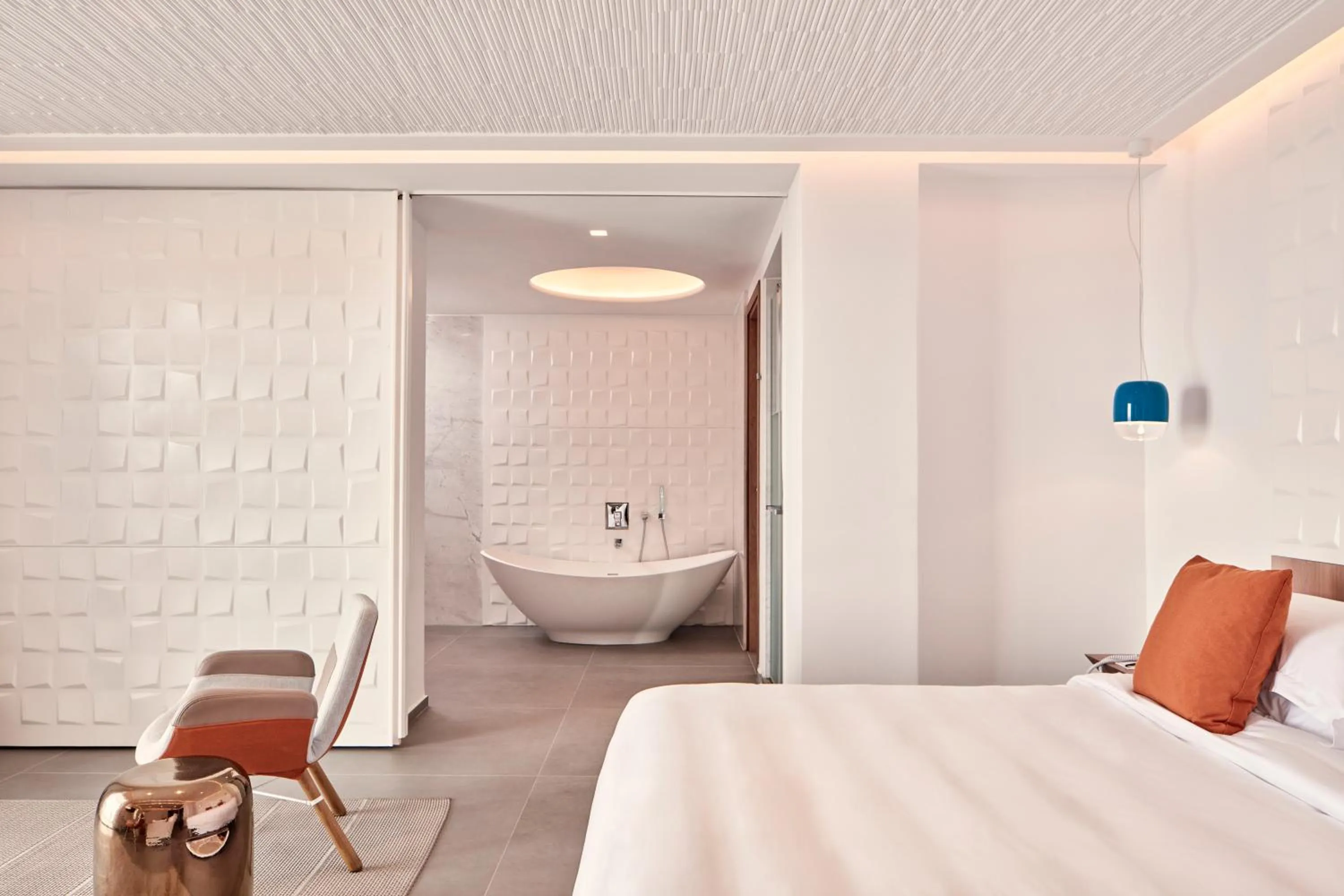 Bathroom in Myconian Korali Relais & Chateaux