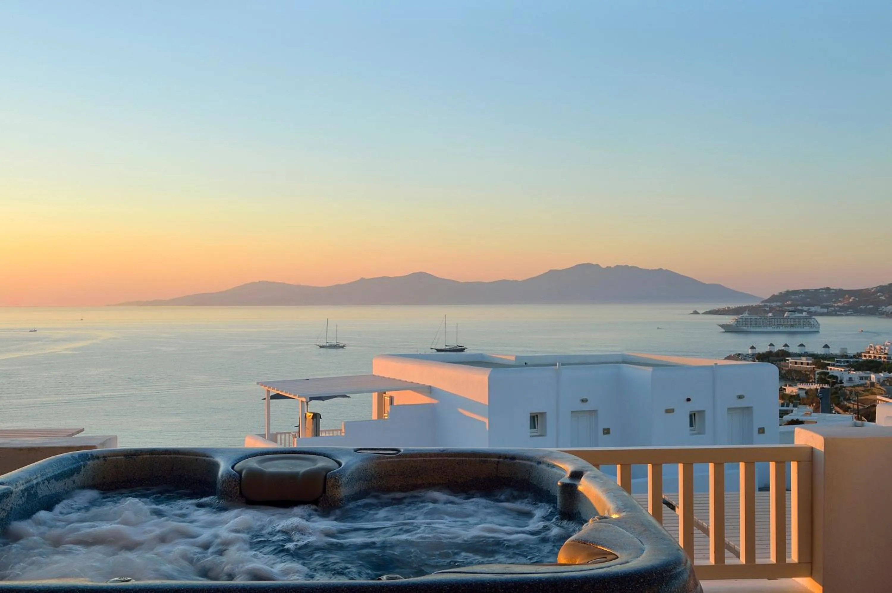 Sea view in Myconian Korali Relais & Chateaux