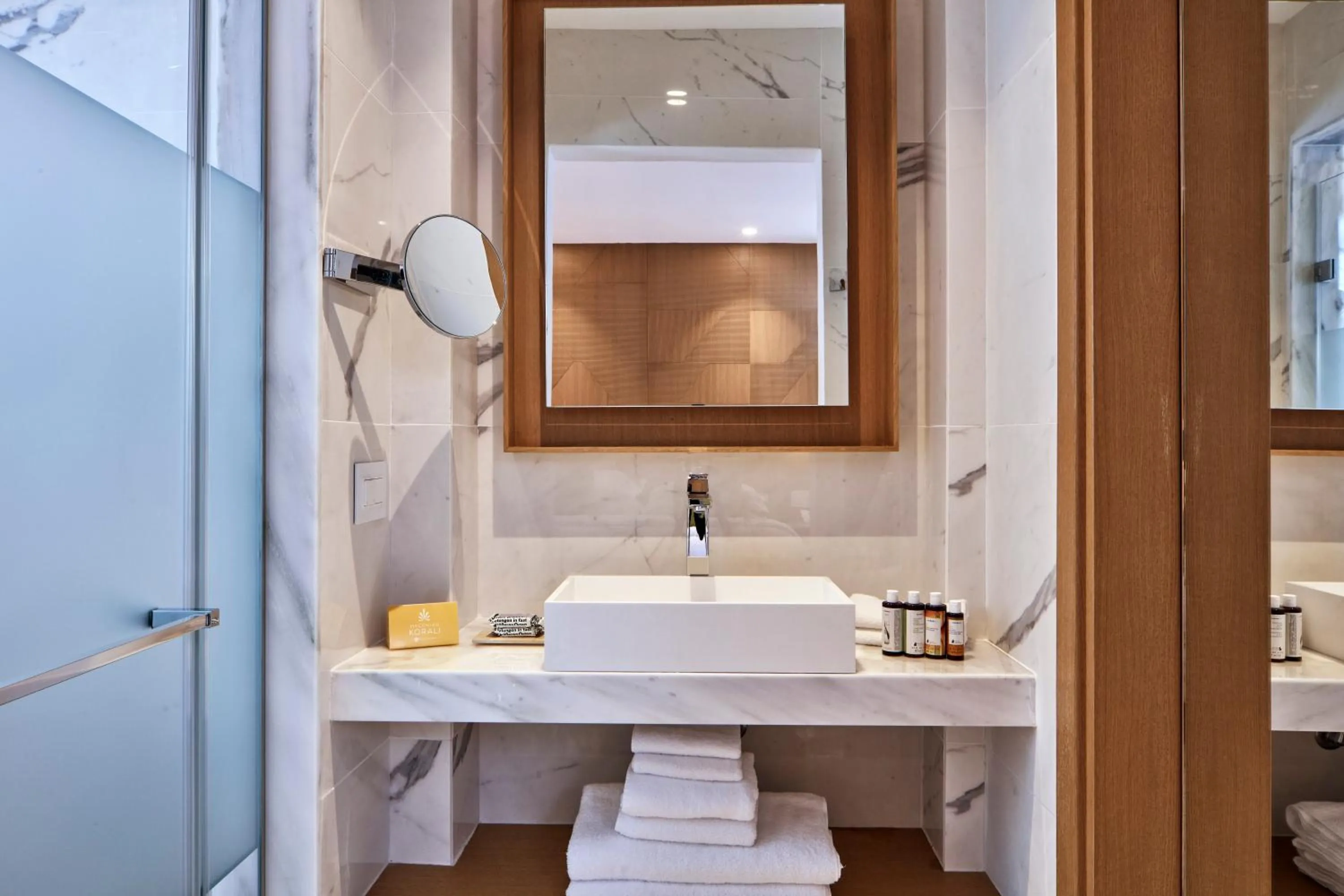 Bathroom in Myconian Korali Relais & Chateaux