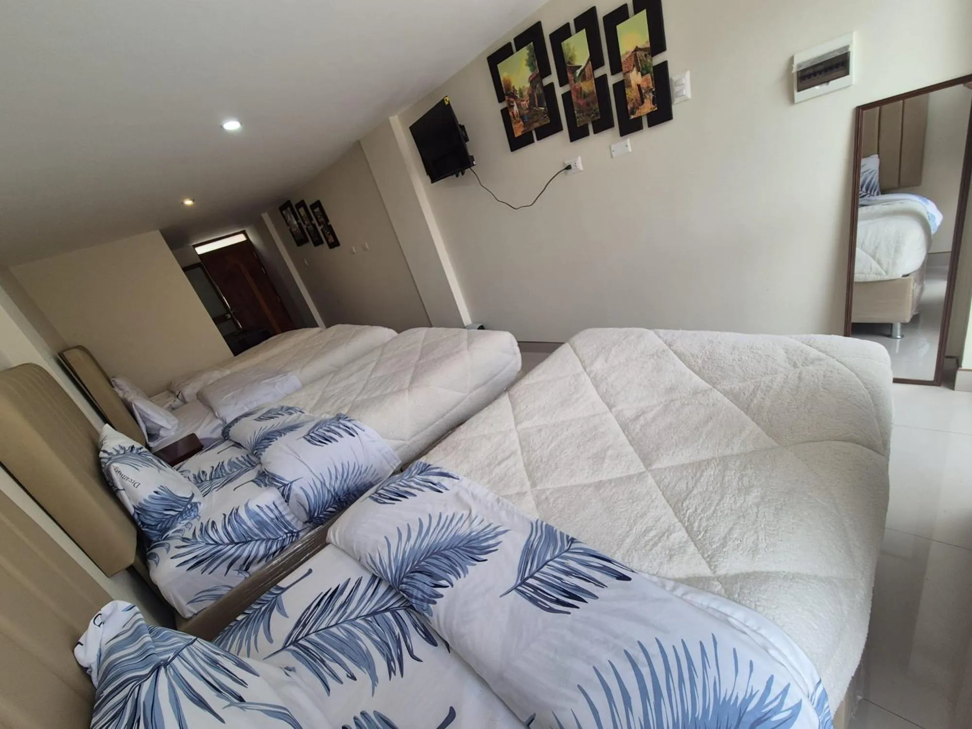 Bed in Hotel Valle Andino