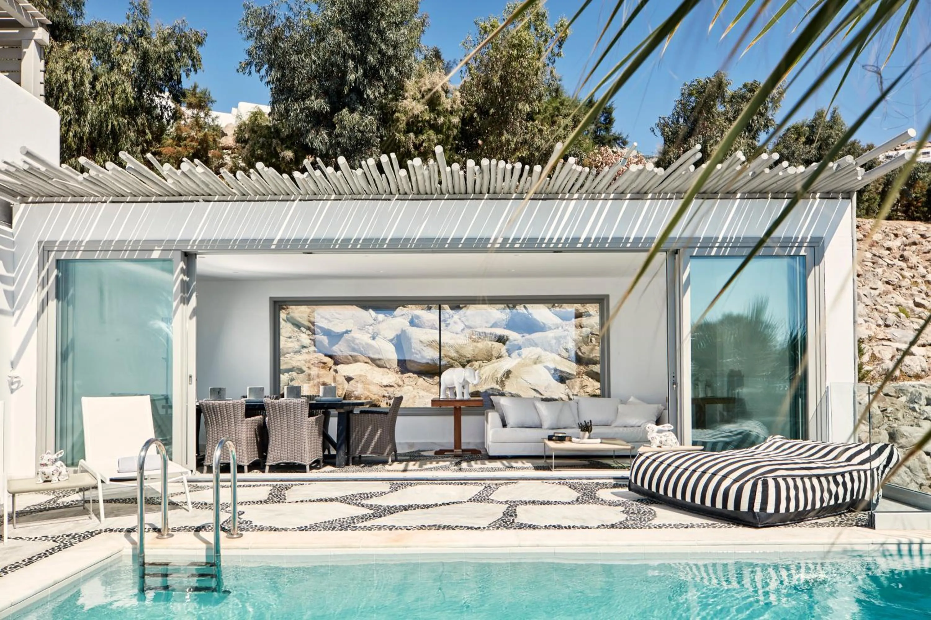 Pool view in Myconian Imperial - Leading Hotels of the World