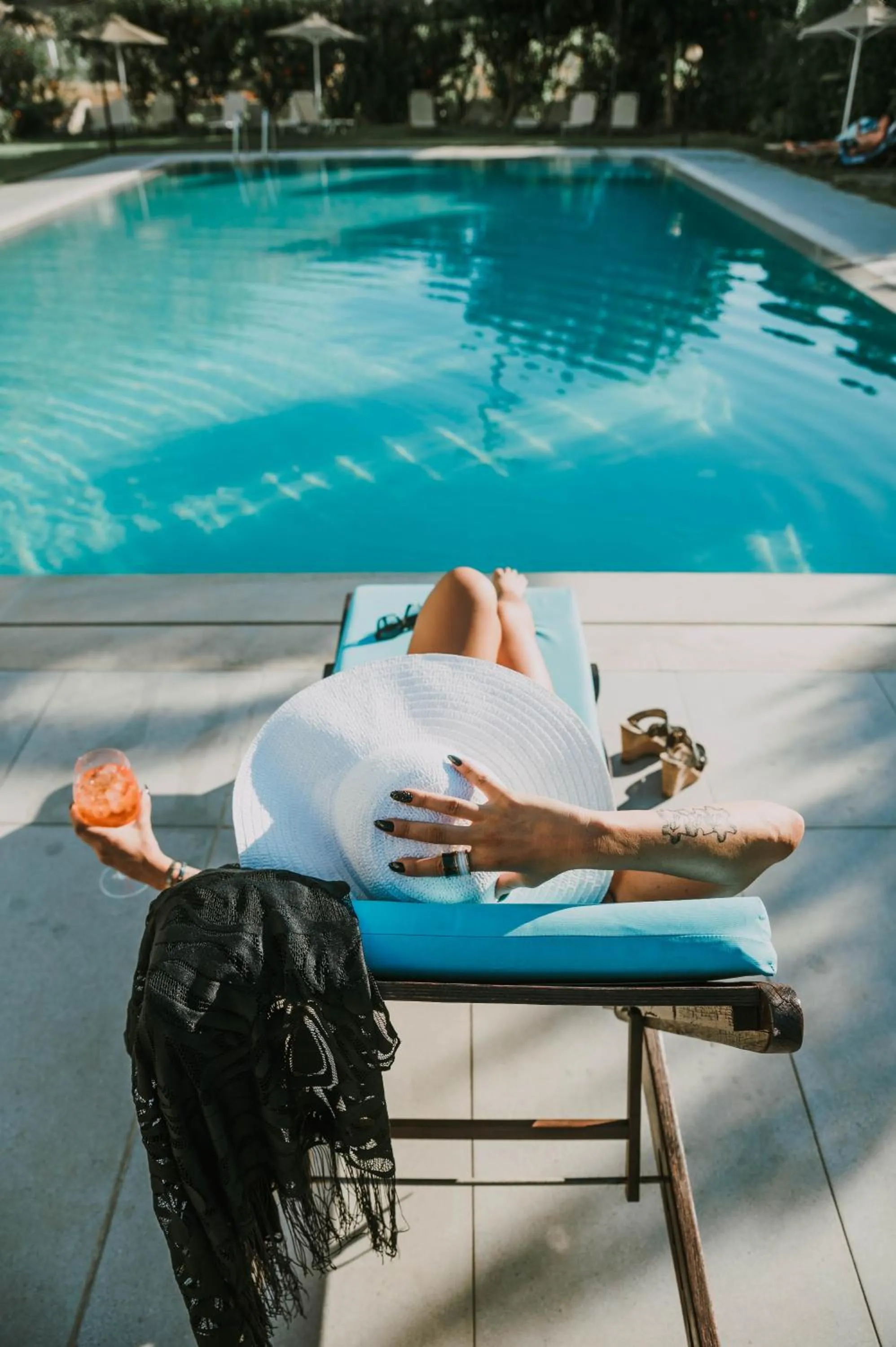 Swimming pool in Matala Bay Hotel