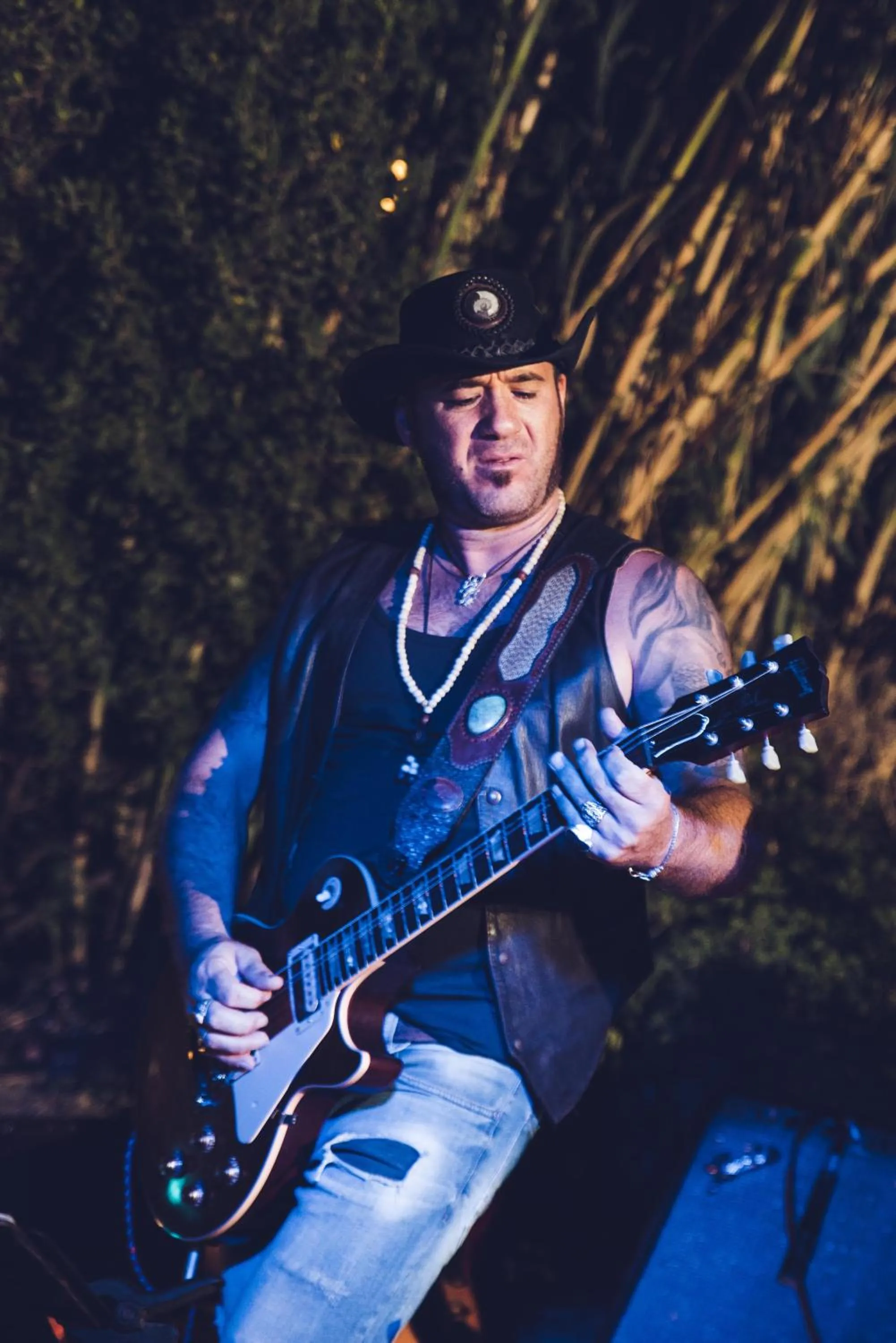 People in Matala Bay Hotel