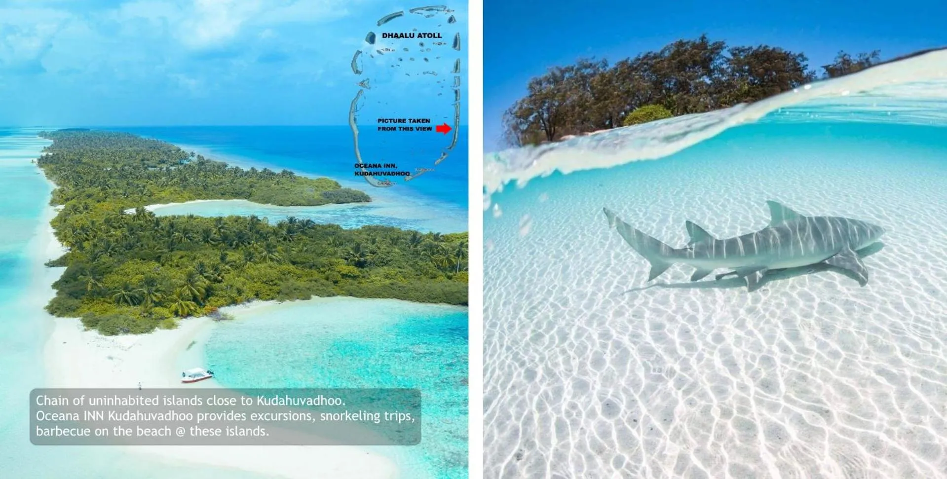 Beach in Oceana Inn Maldives -50 Percent off on Return Domestic Flights for Stays of 3 Nights or More