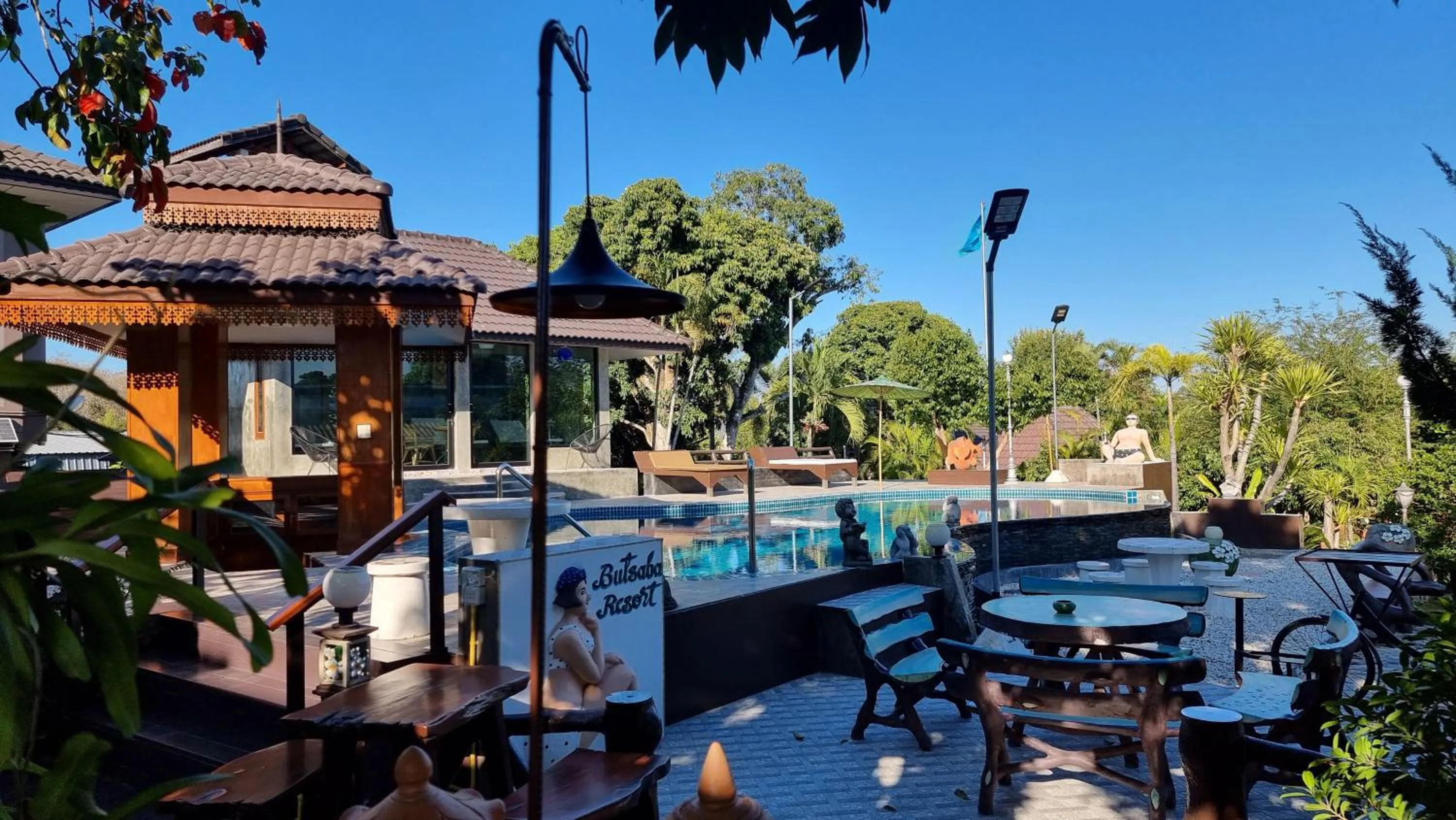 Swimming pool in Butsaba Garden Resort