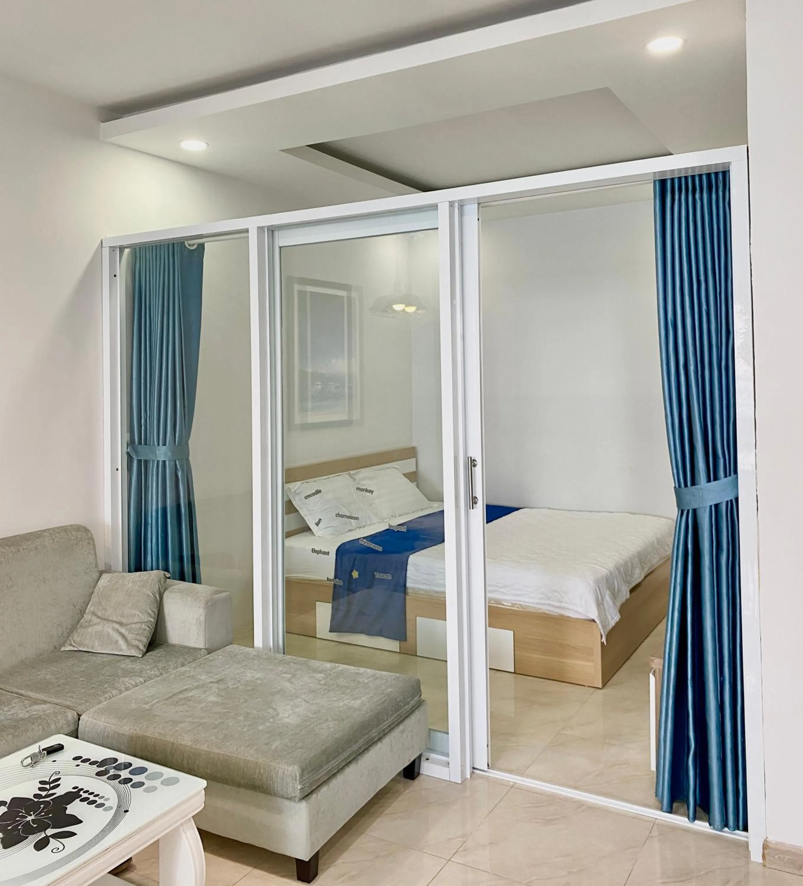 Bed in Ocean Dream Apartment Nha Trang