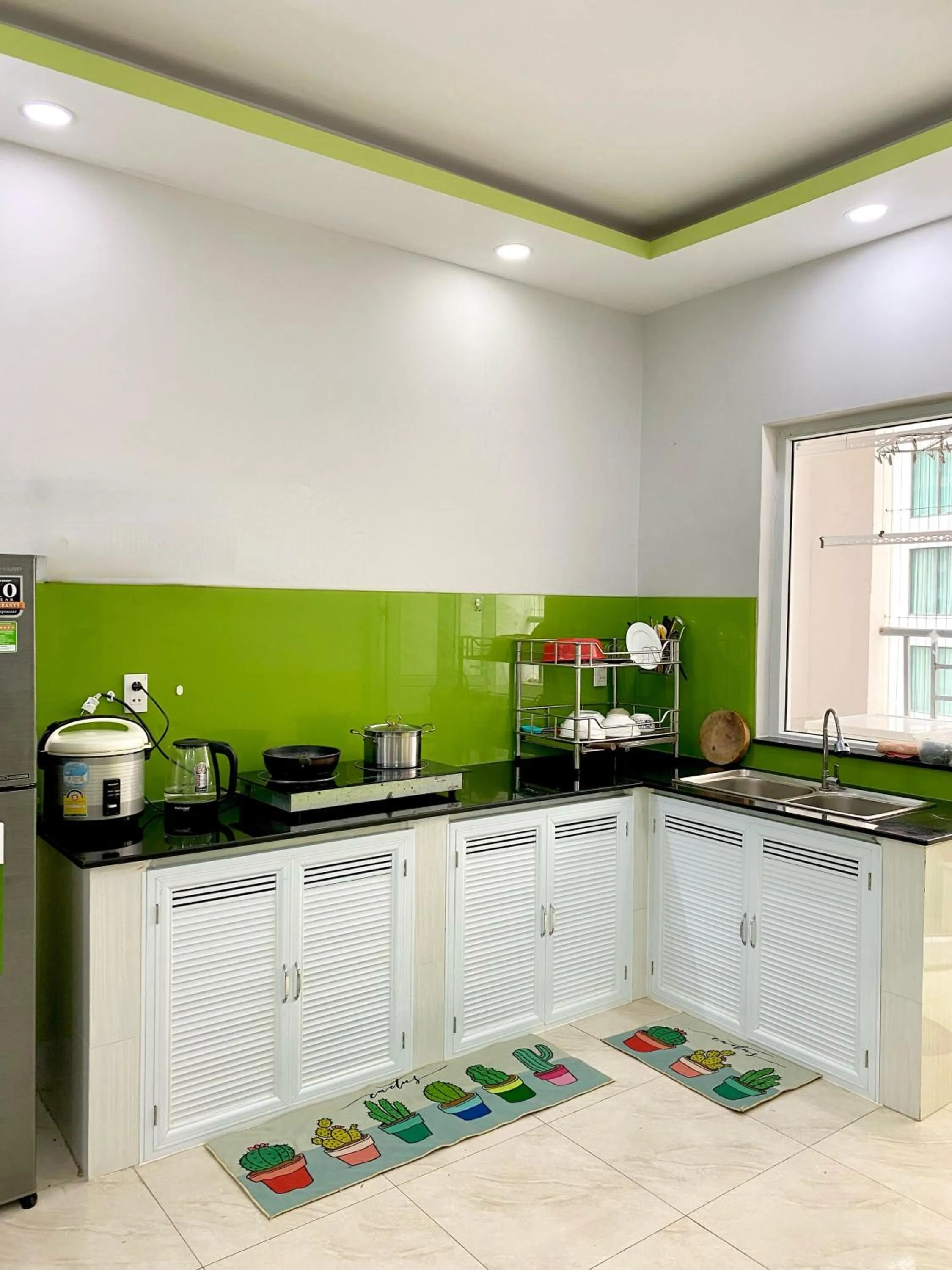 Kitchen or kitchenette in Ocean Dream Apartment Nha Trang