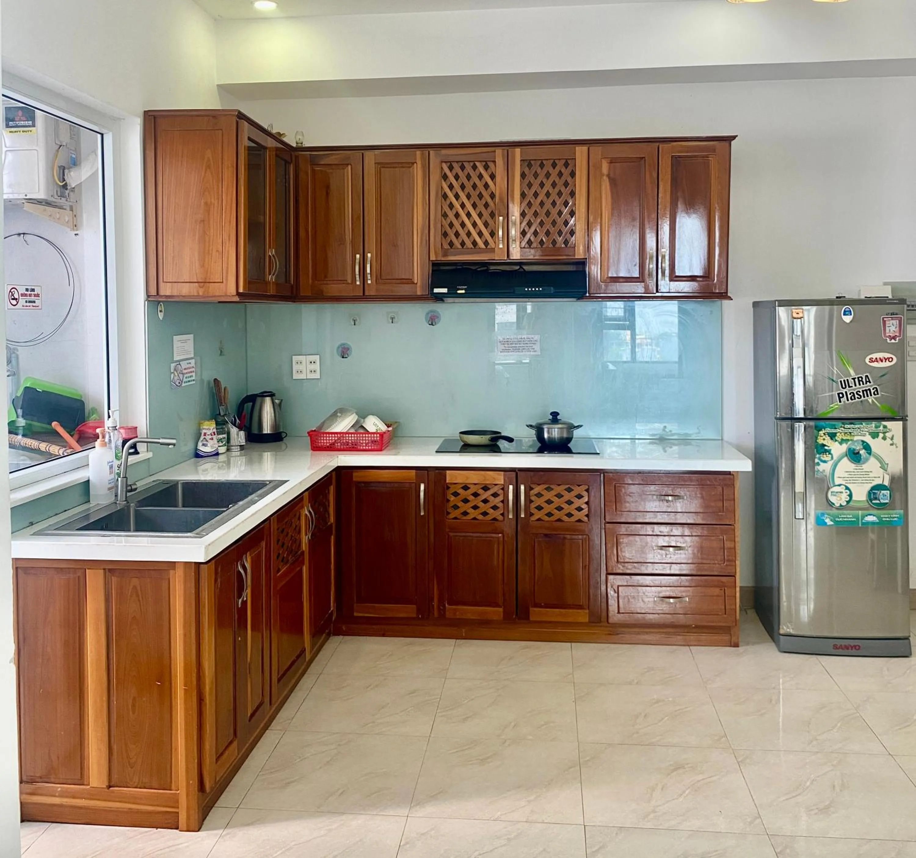 Kitchen or kitchenette in Ocean Dream Apartment Nha Trang