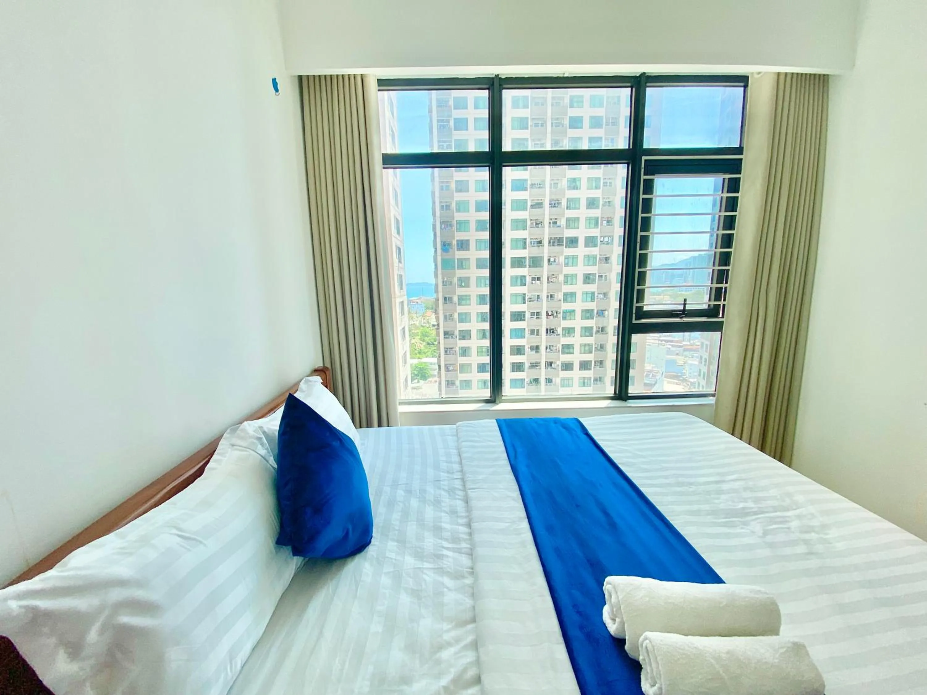 Bed in Ocean Dream Apartment Nha Trang