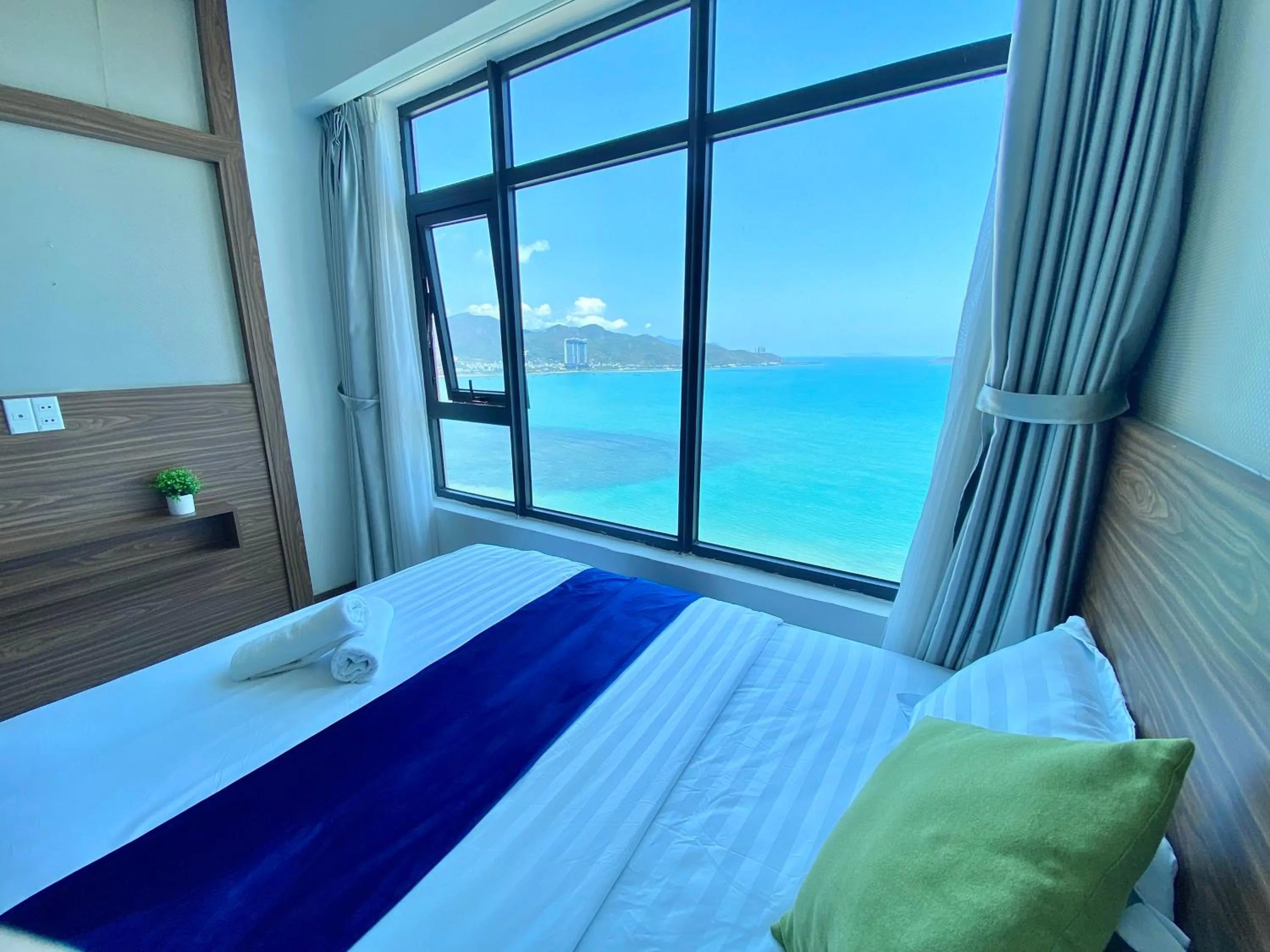 Bed in Ocean Dream Apartment Nha Trang