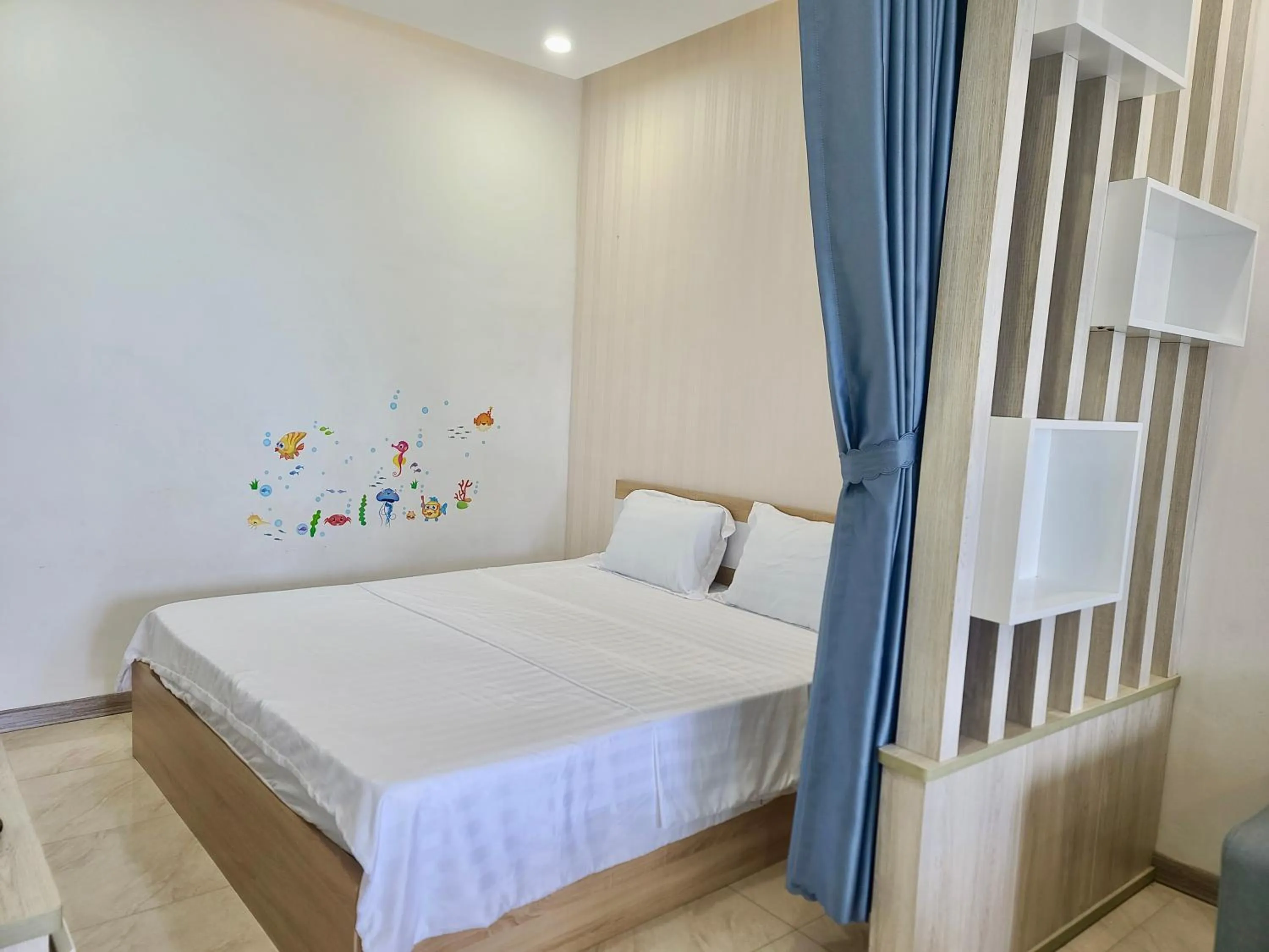 Bed in Ocean Dream Apartment Nha Trang