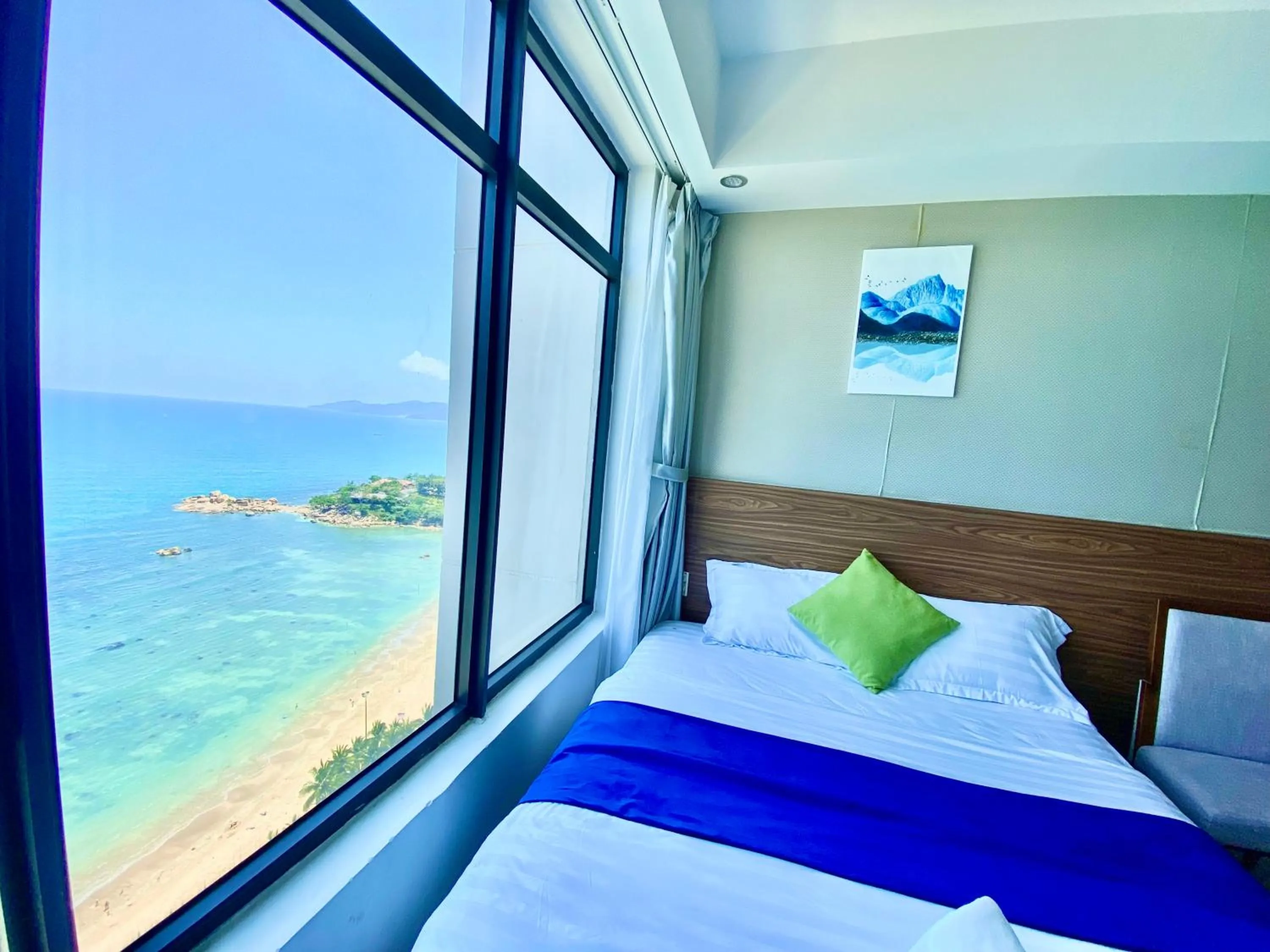 Bed in Ocean Dream Apartment Nha Trang