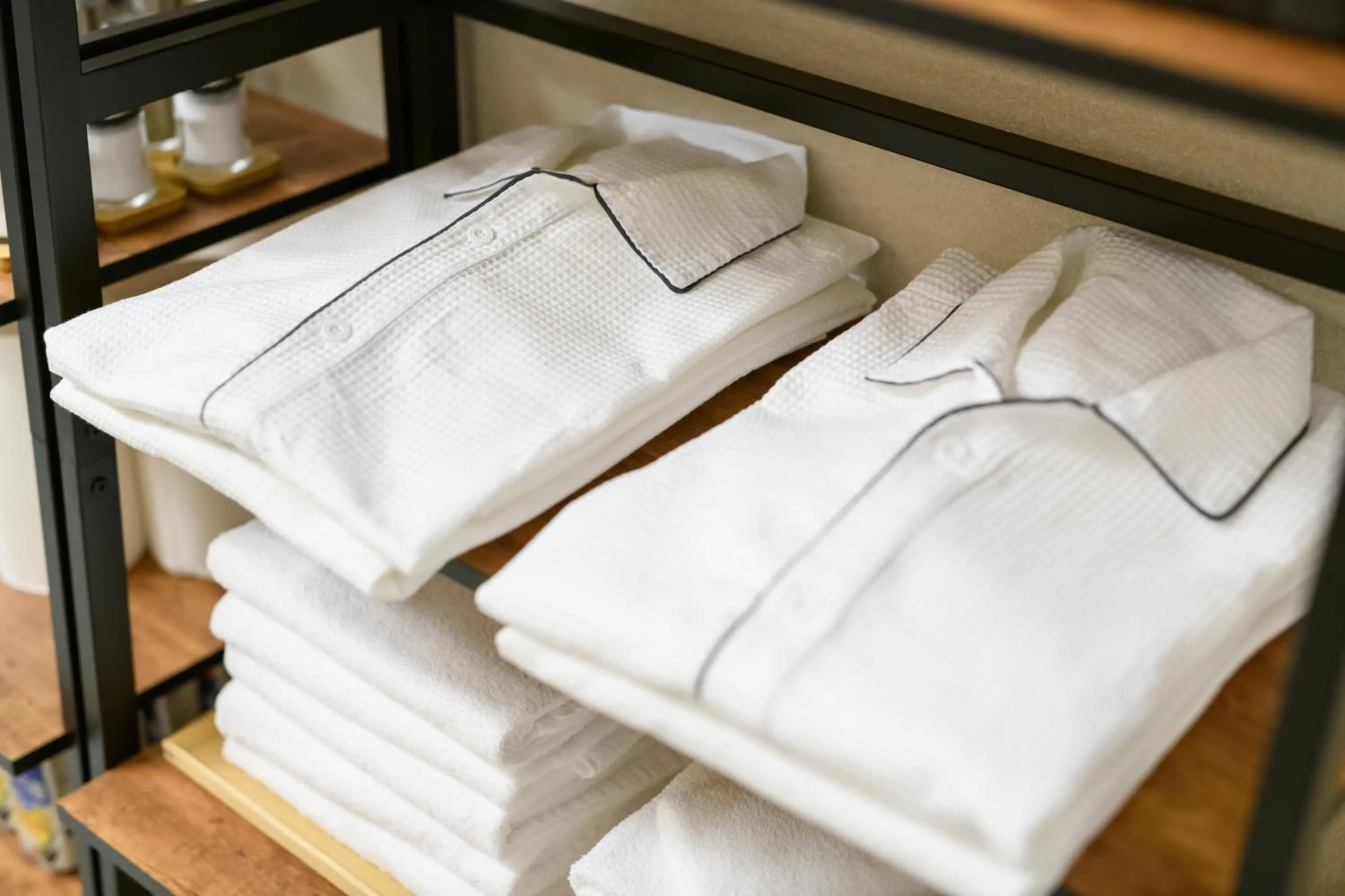 towels, Bed in Oyado Shinmachi Gojo