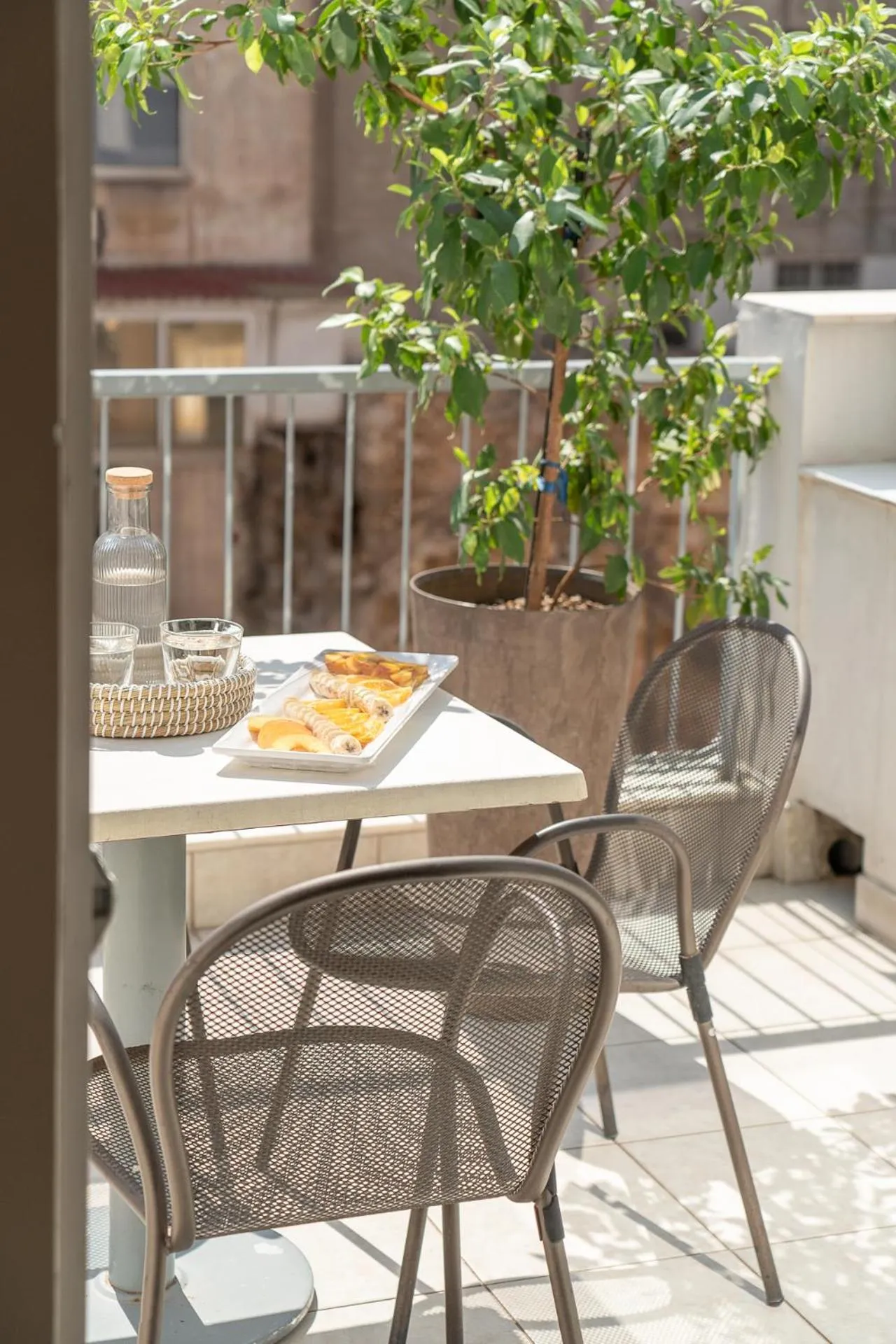 Patio in Piraeus City Hotel