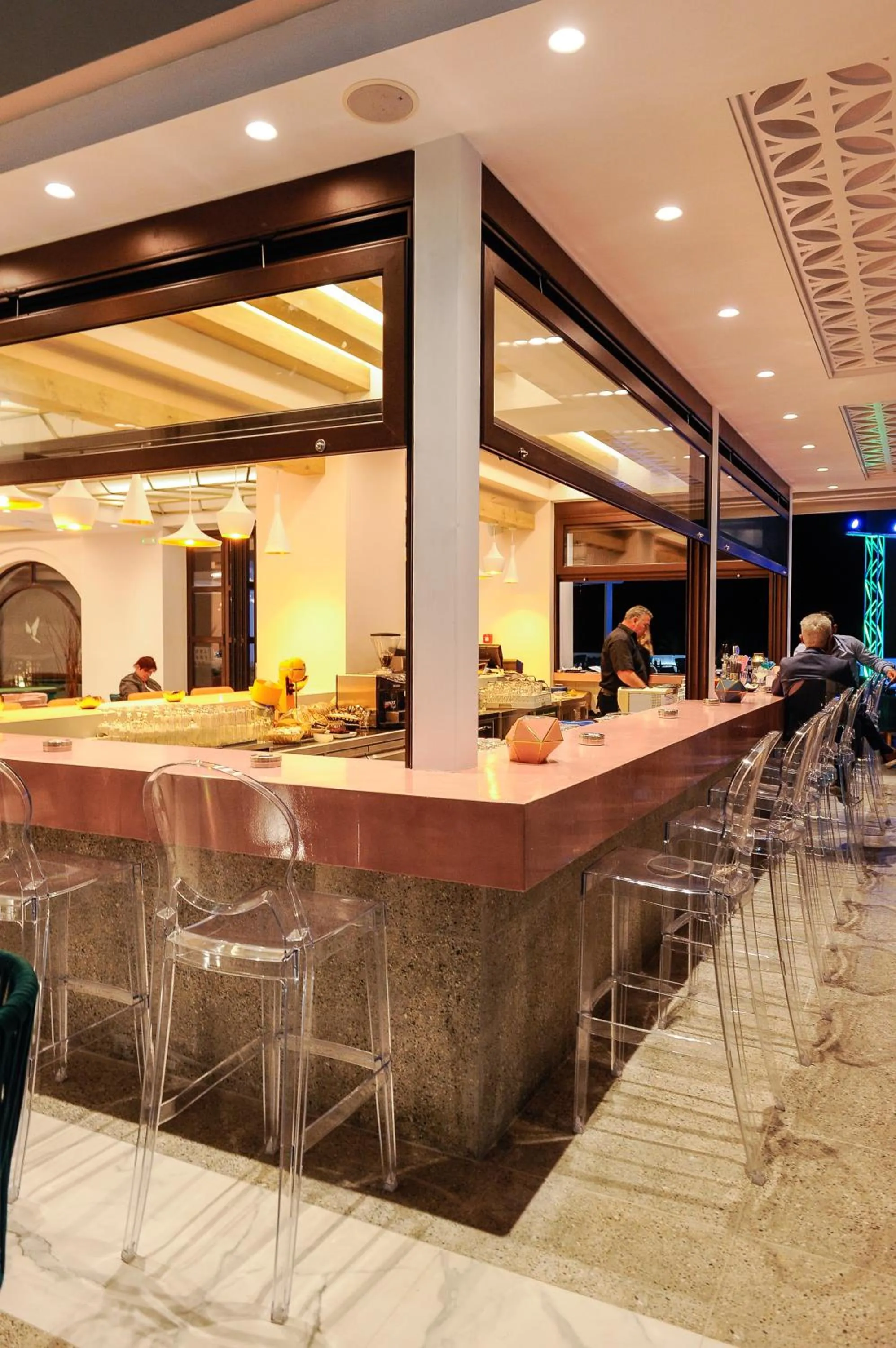 Lounge or bar in Mythos Palace Resort & Spa