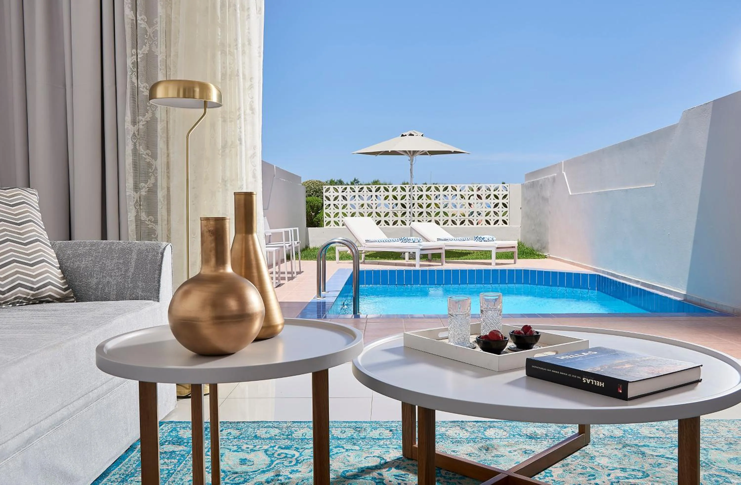 Swimming pool in Mythos Palace Resort & Spa