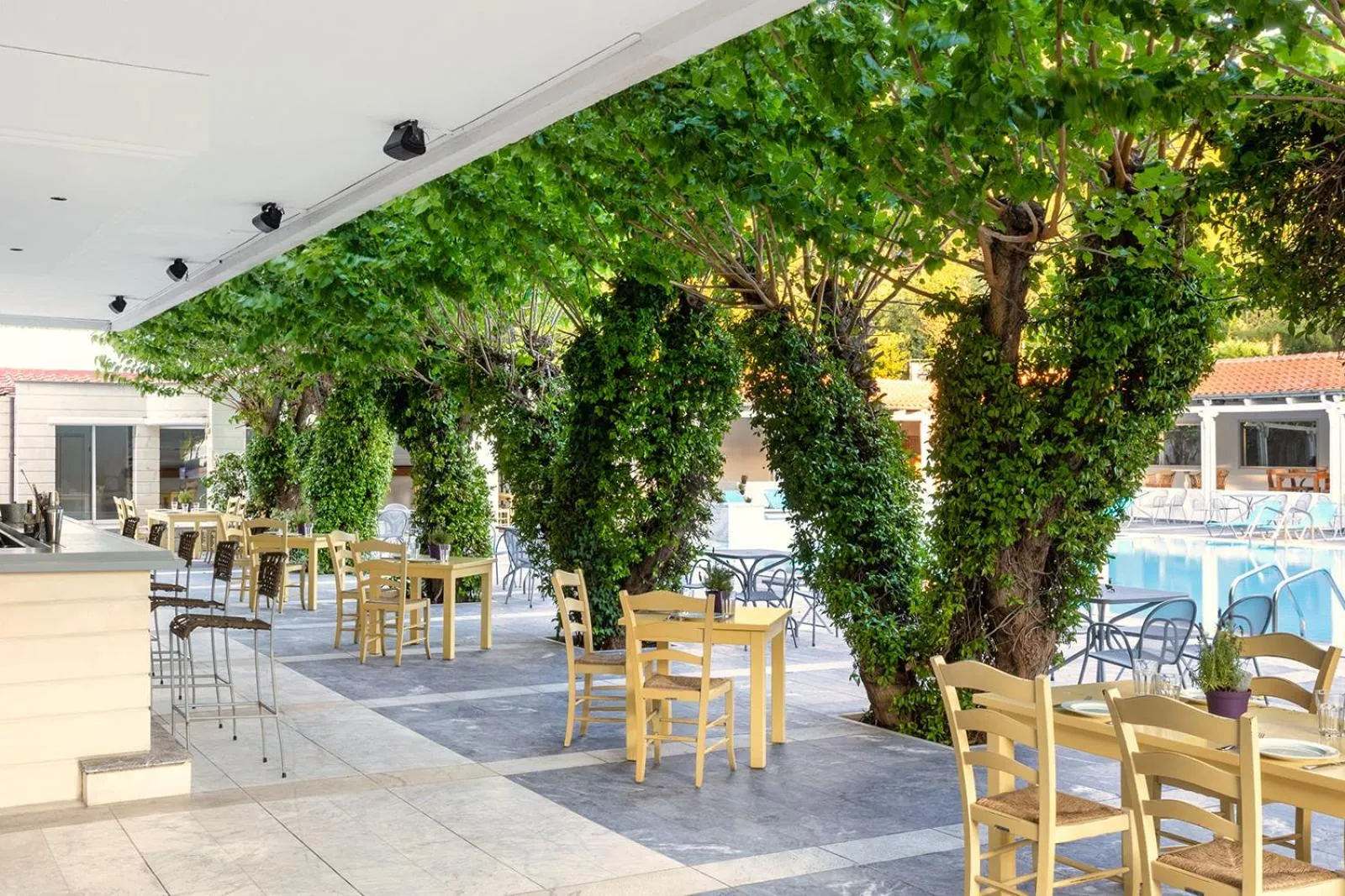 Patio in Sun Beach Hotel