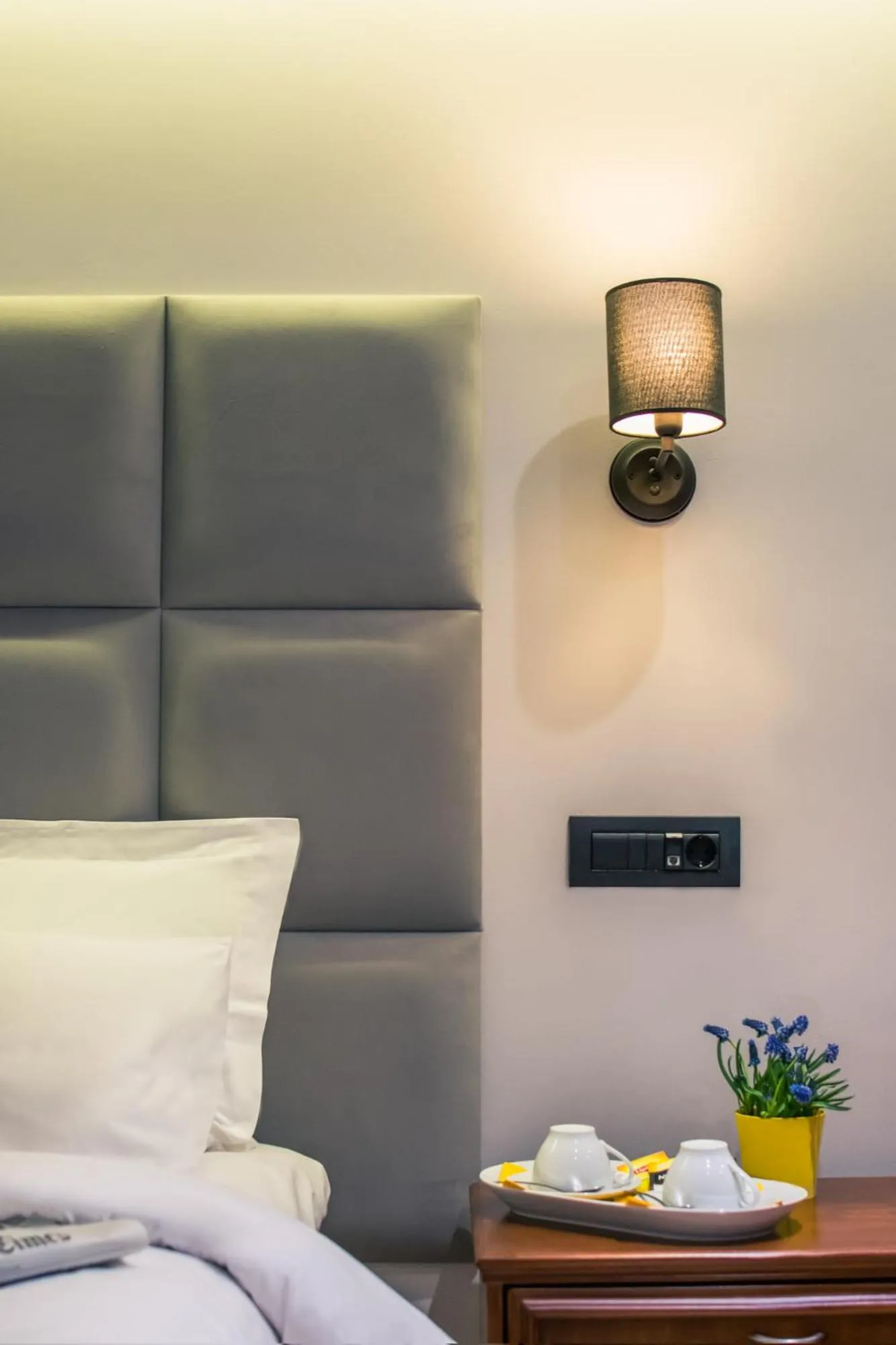 Bed in Athens Odeon Hotel