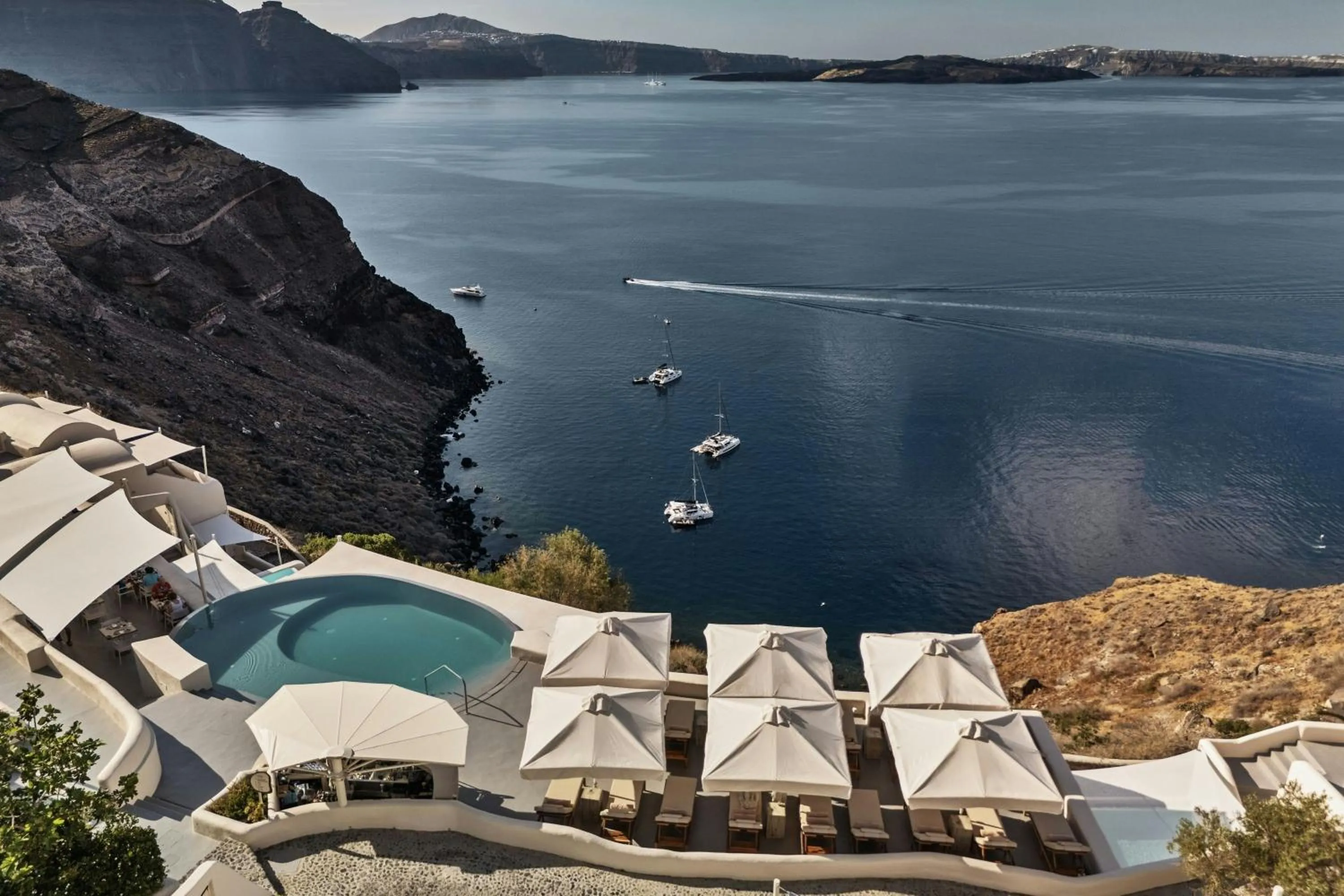 View (from property/room) in Mystique, a Luxury Collection Hotel, Santorini