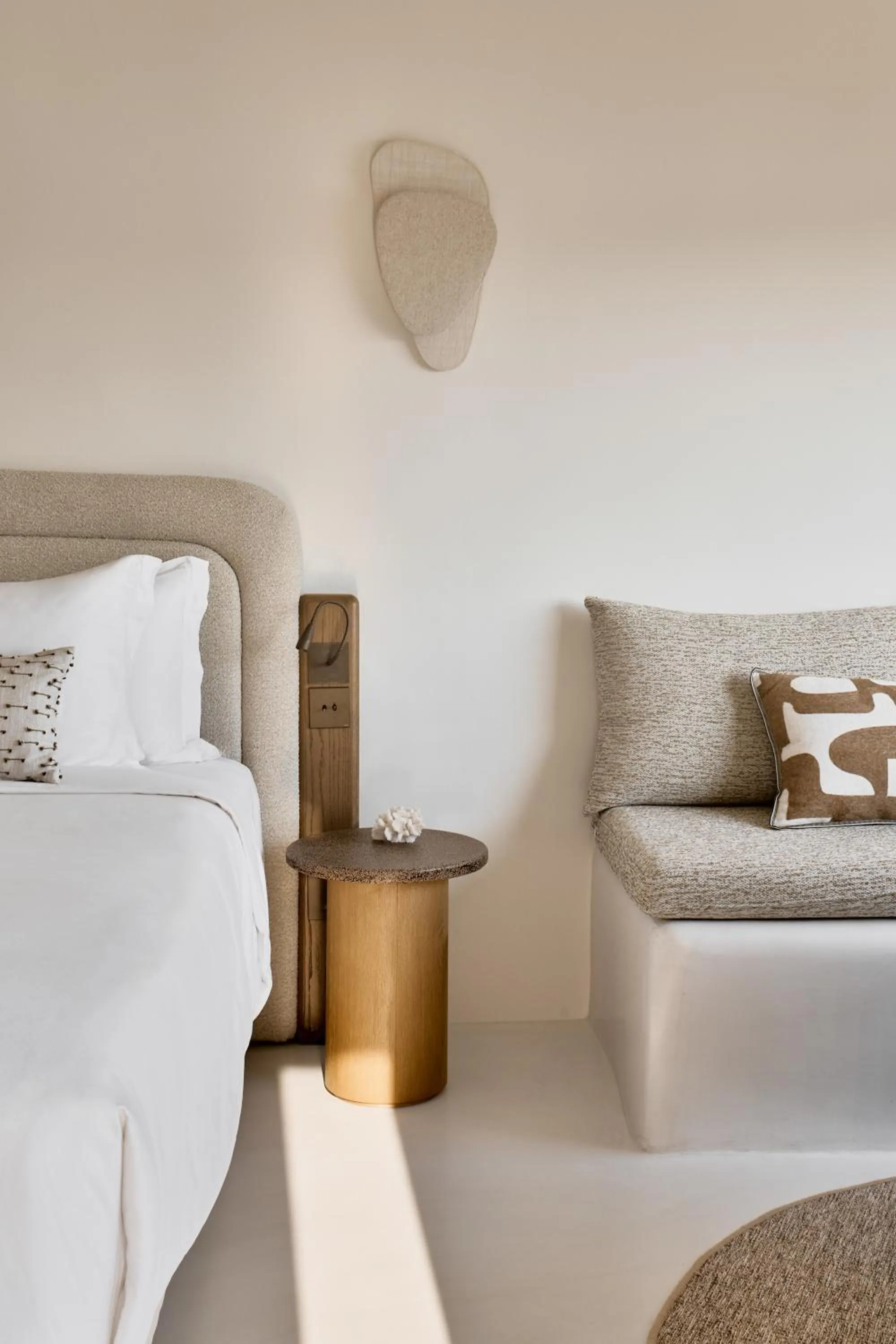 Bed in Mystique, a Luxury Collection Hotel, Santorini