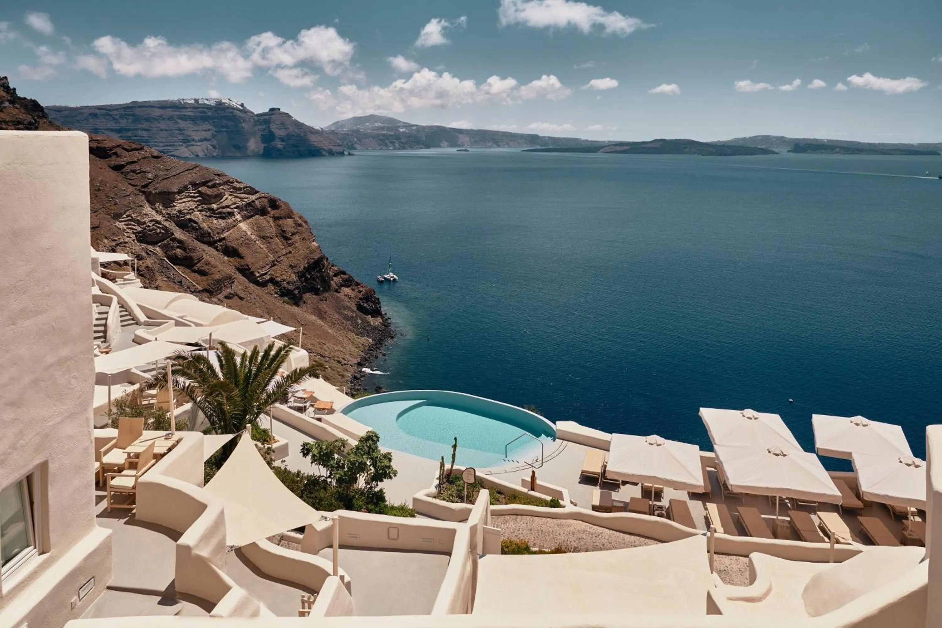 Swimming pool in Mystique, a Luxury Collection Hotel, Santorini