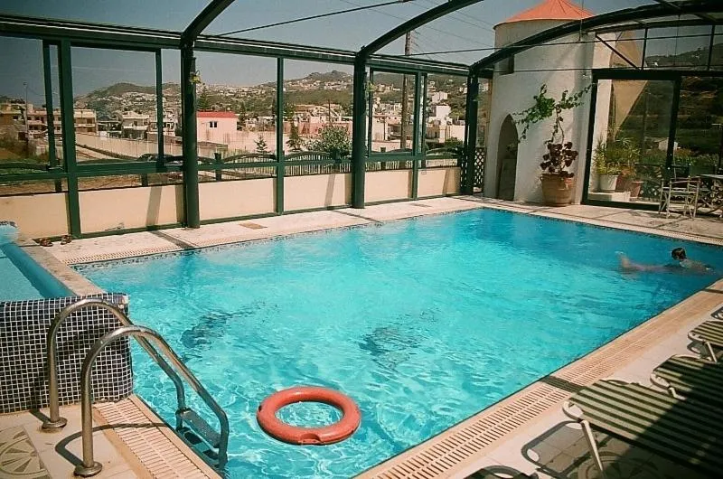 Pool view in Dioskouroi Apts