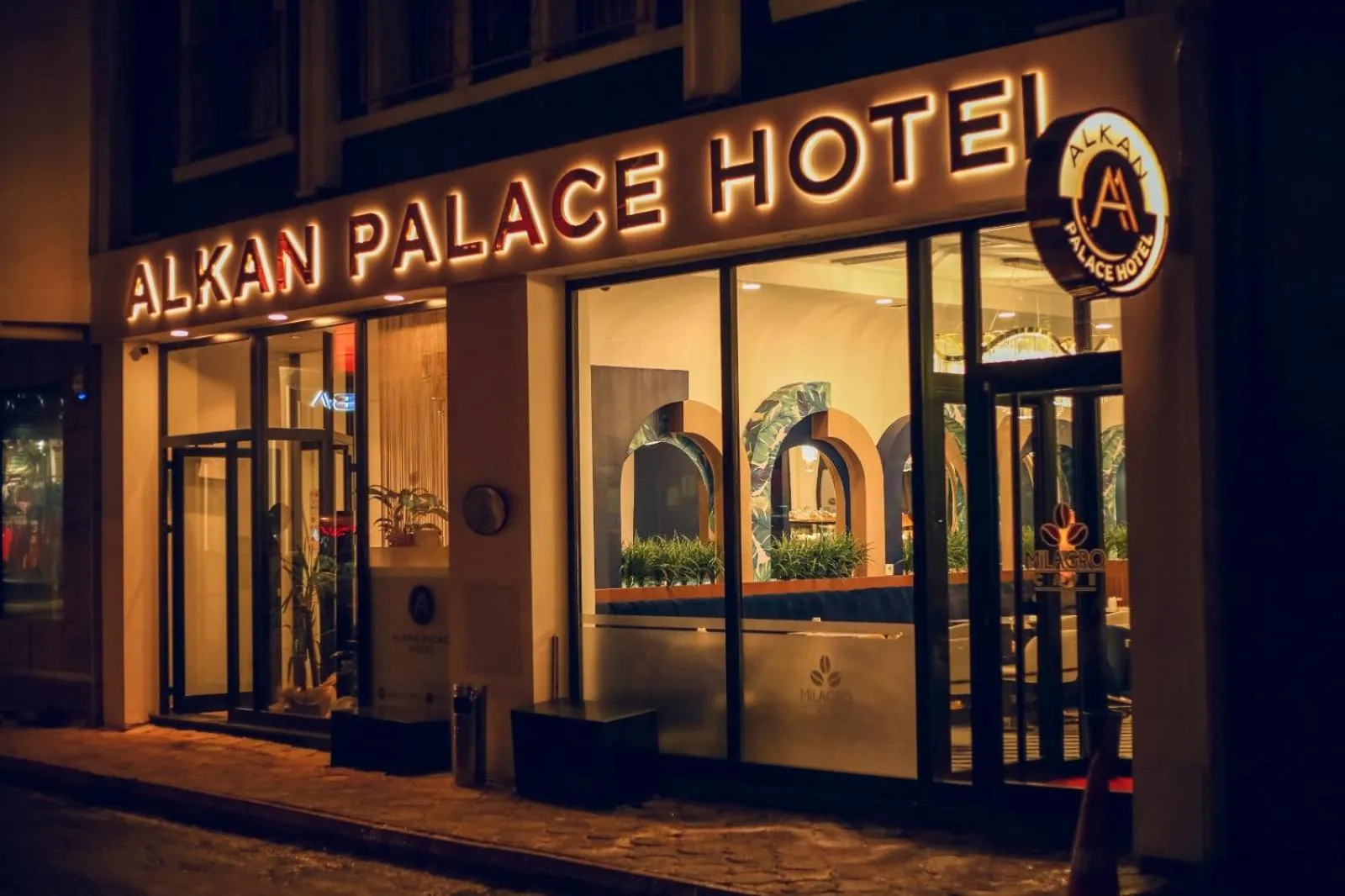 Property logo or sign in Alkan Palcace Hotel