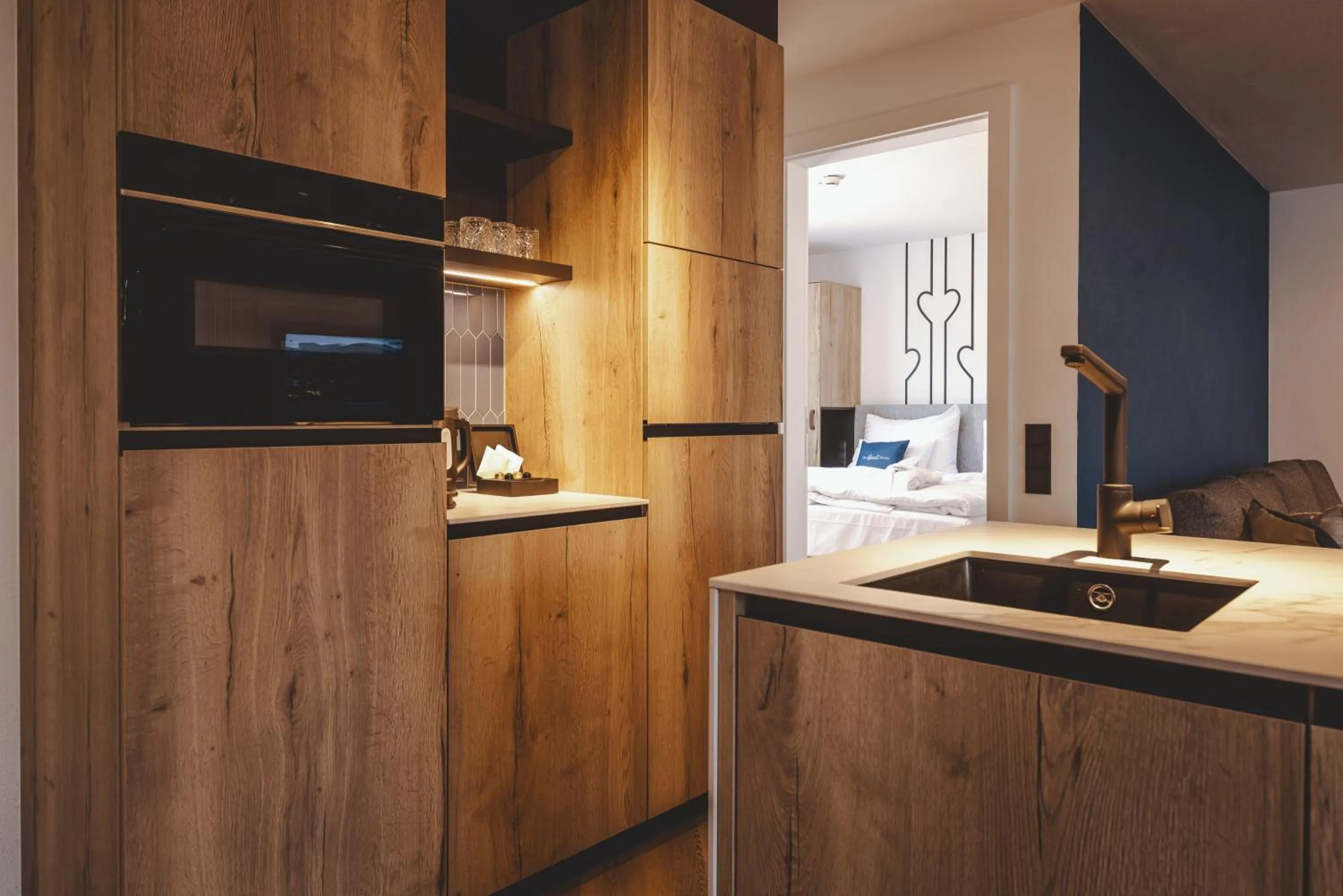 Kitchen or kitchenette in The Gast House Zell am See