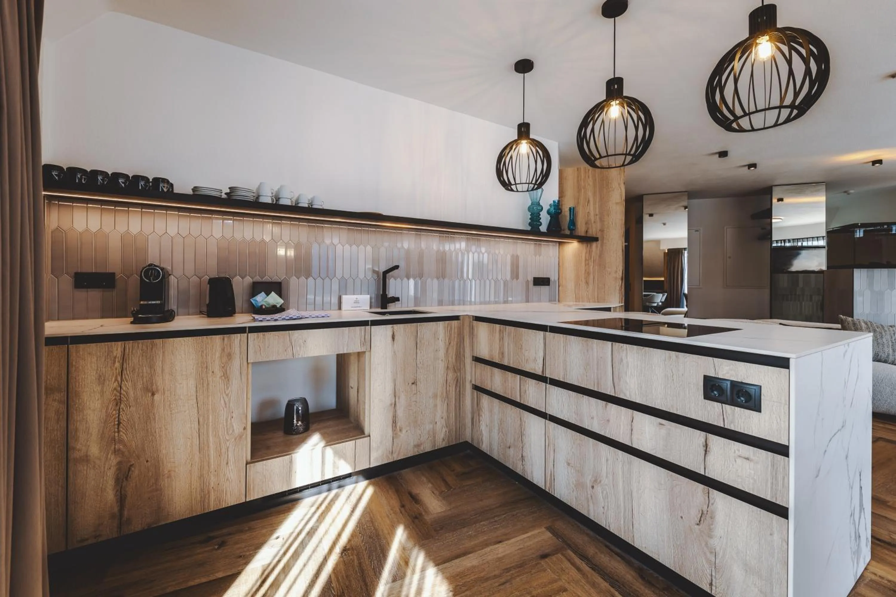 Kitchen or kitchenette in The Gast House Zell am See