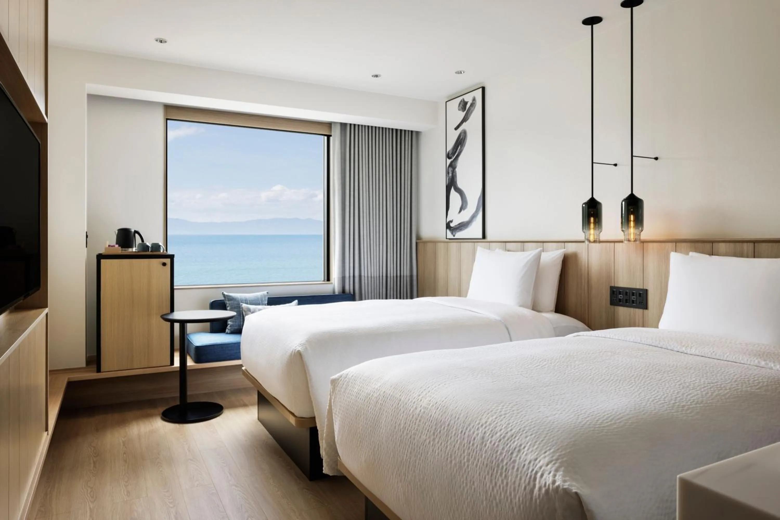 Photo of the whole room, Bed in Fairfield by Marriott Kagoshima Sakurajima