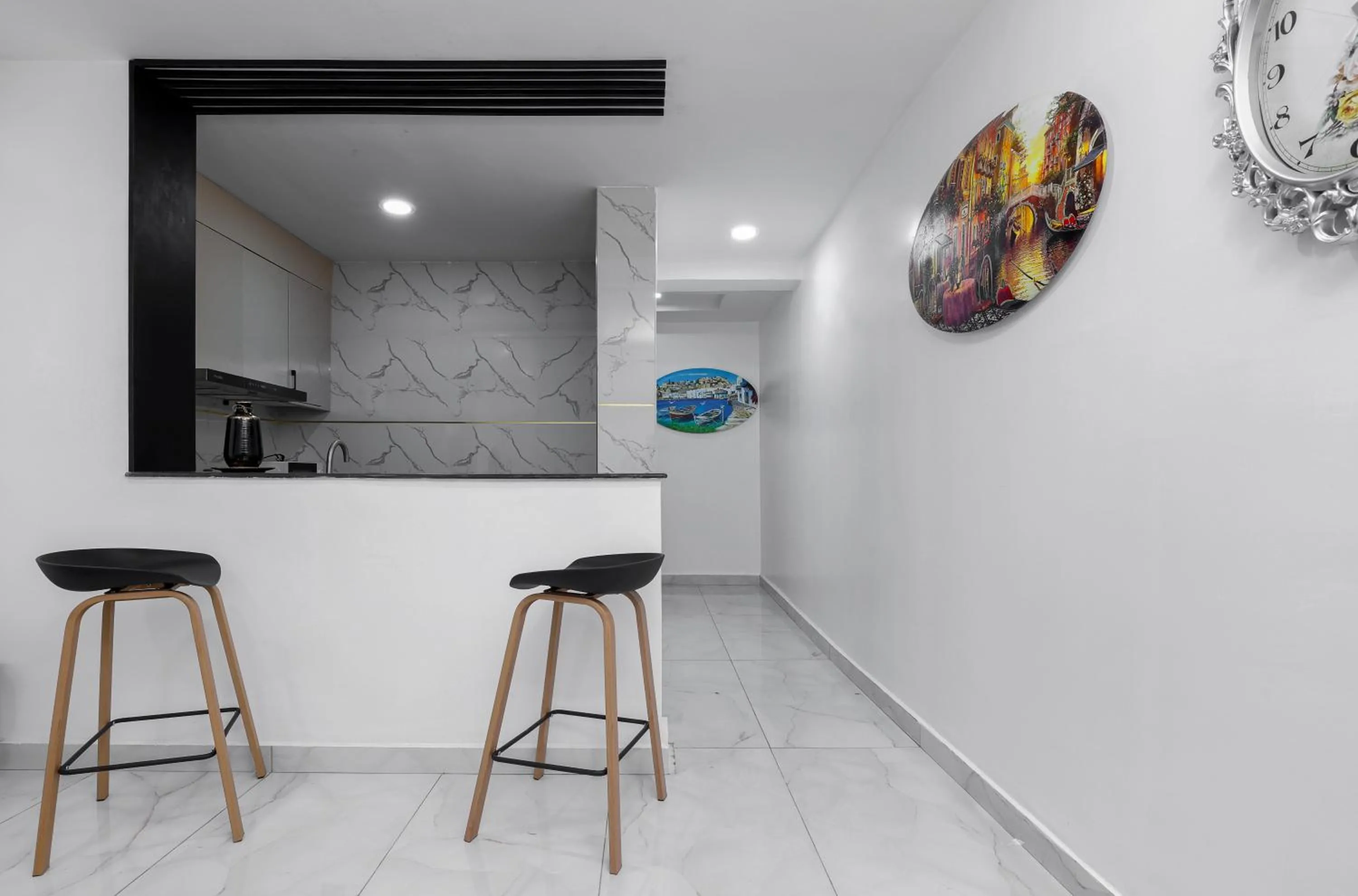 Kitchen or kitchenette in BKT Cribs - Apartments & Suites