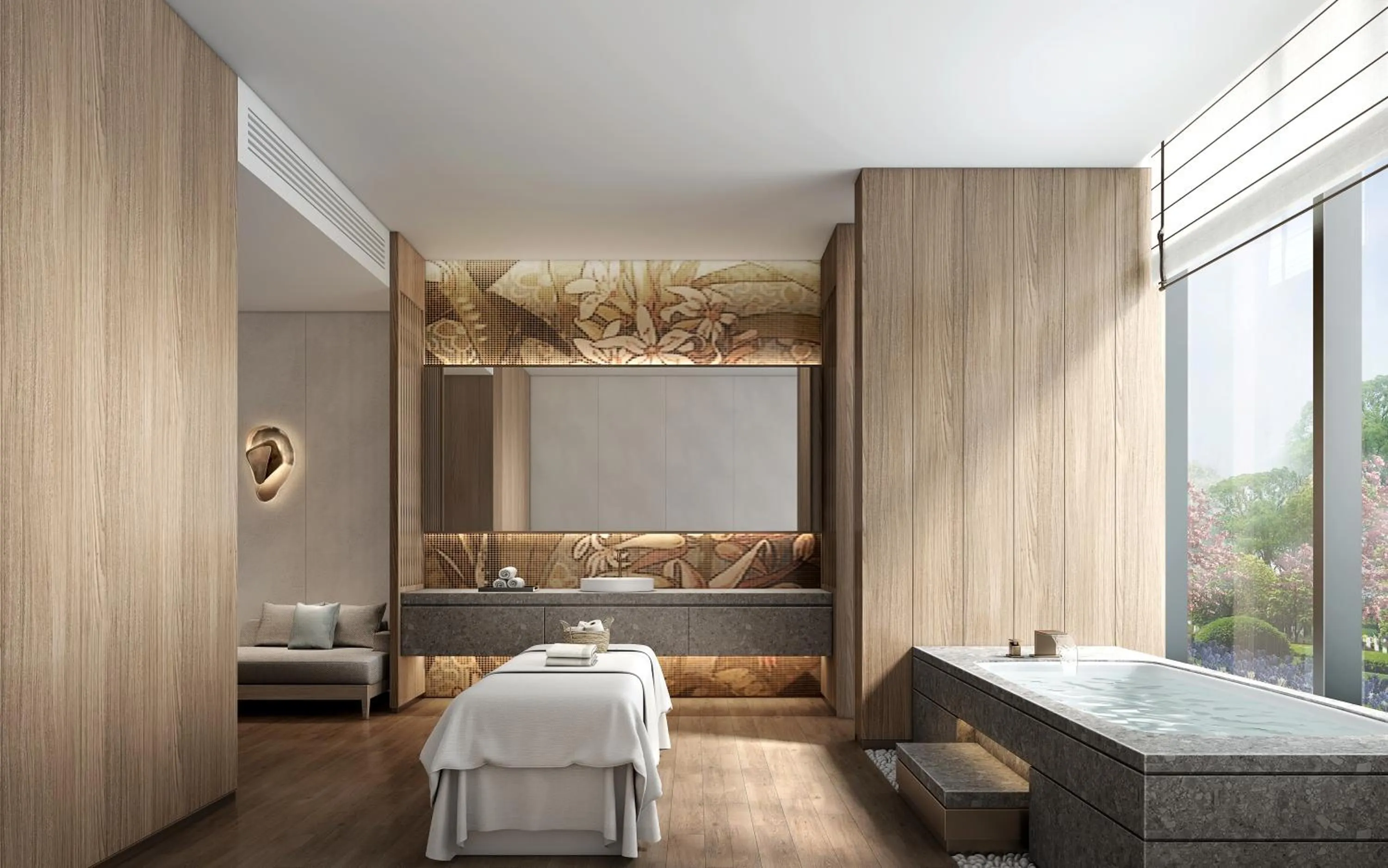 Spa and wellness centre/facilities, Bed in Sheraton Ninghai