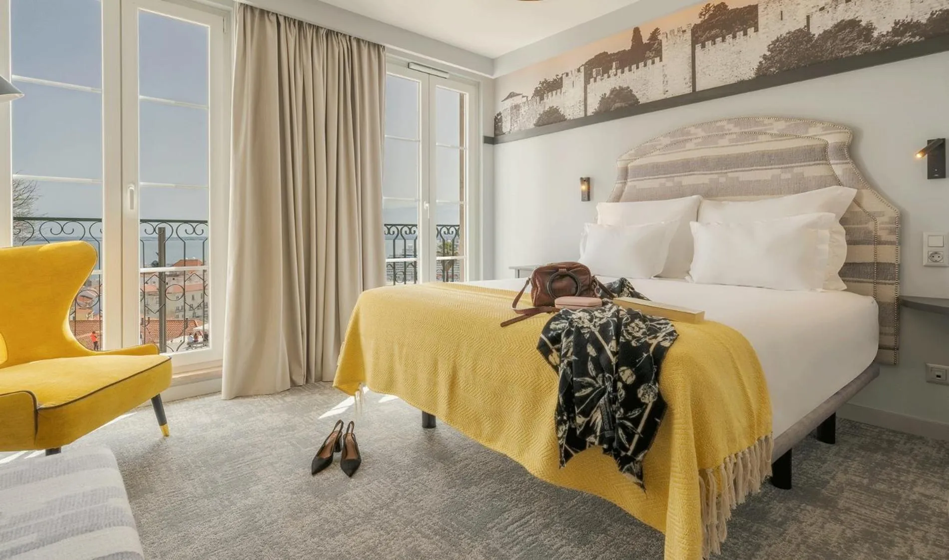 Bedroom, Bed in Pousada Alfama