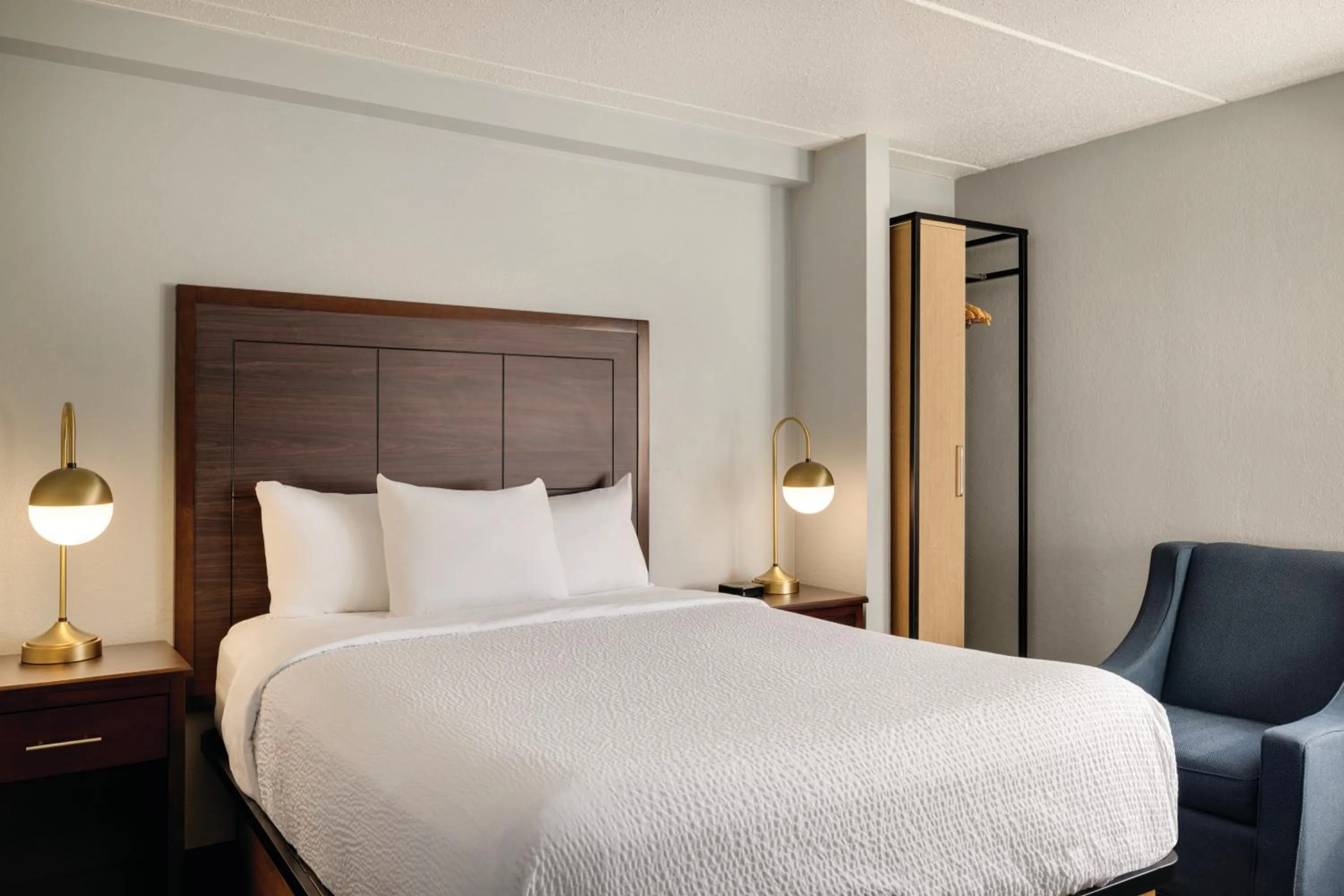 flat iron, Bed in AmericInn by Wyndham Madison WI