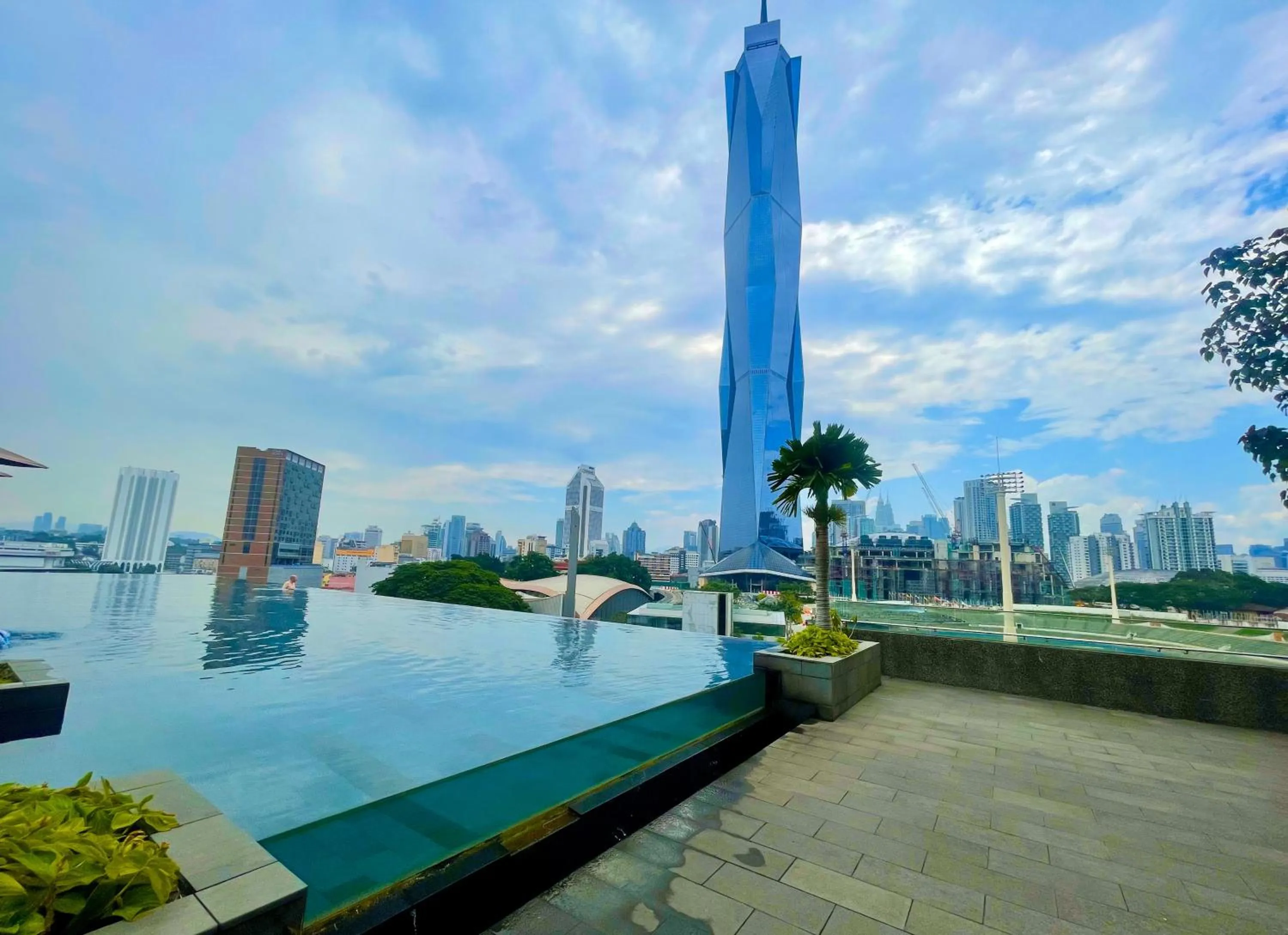 Pool view in Opus Residences Merdeka Tower KL
