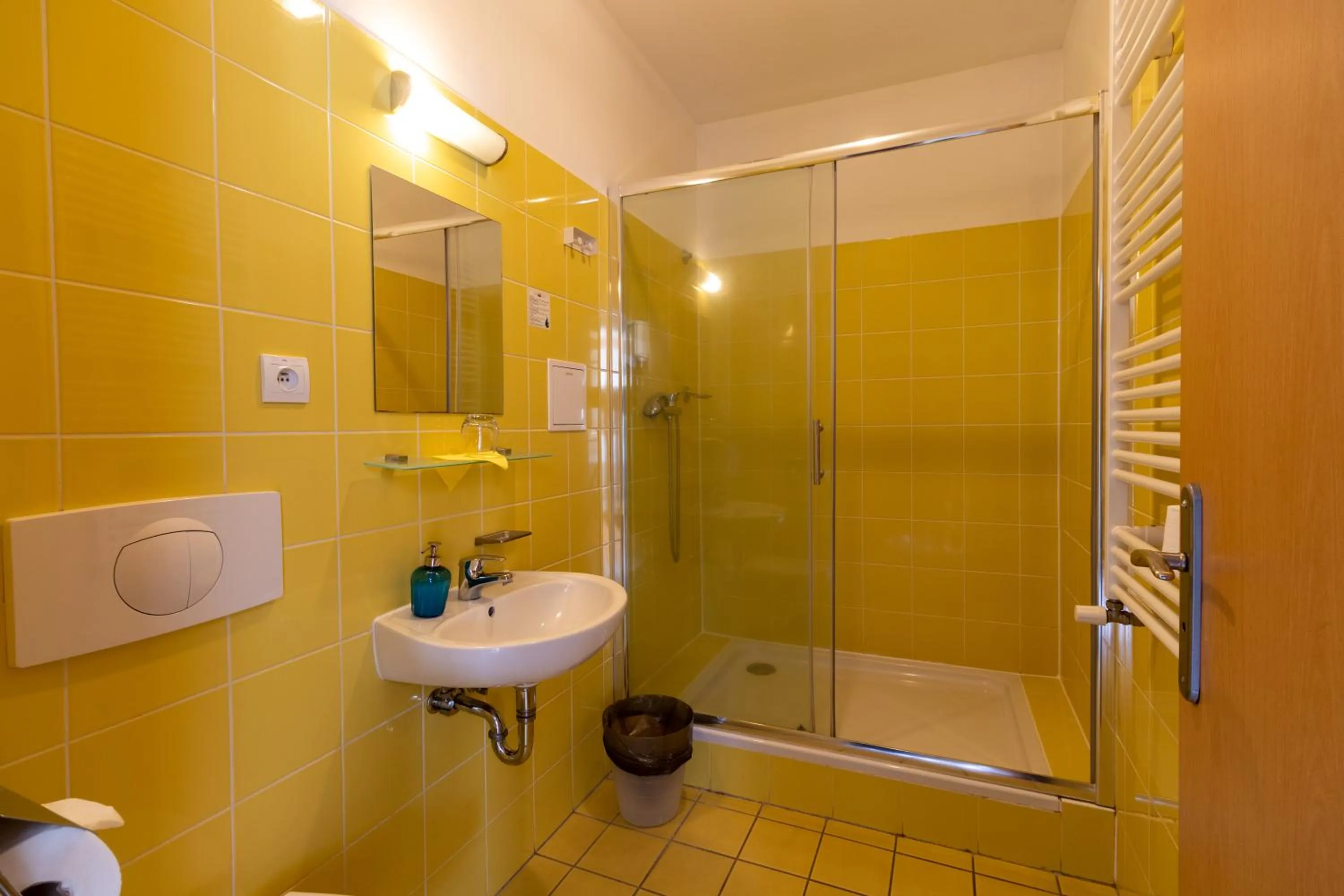 Shower in Hotel Prácheň